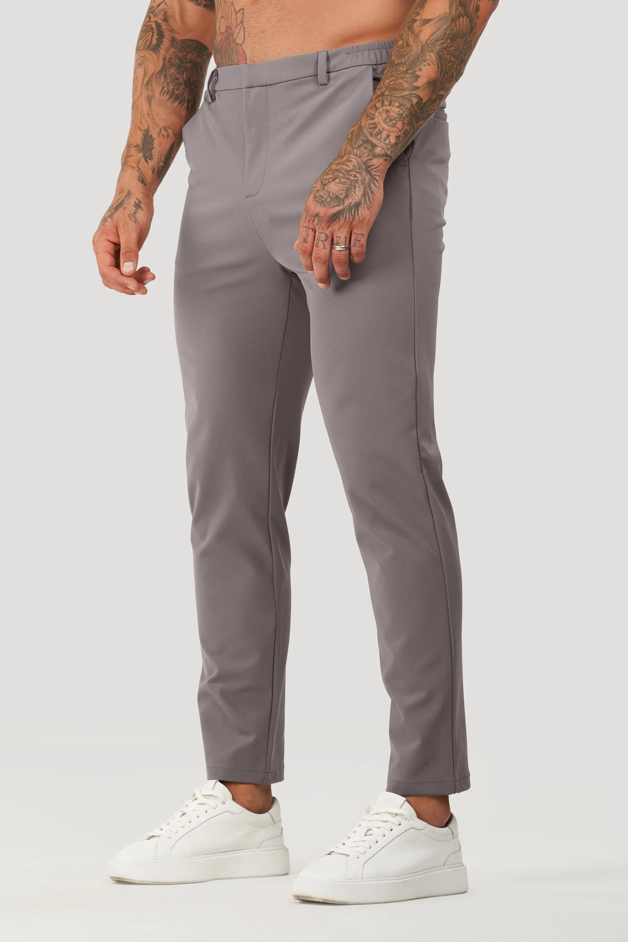 Heren Tailoring Broek Tech Forth Grijs