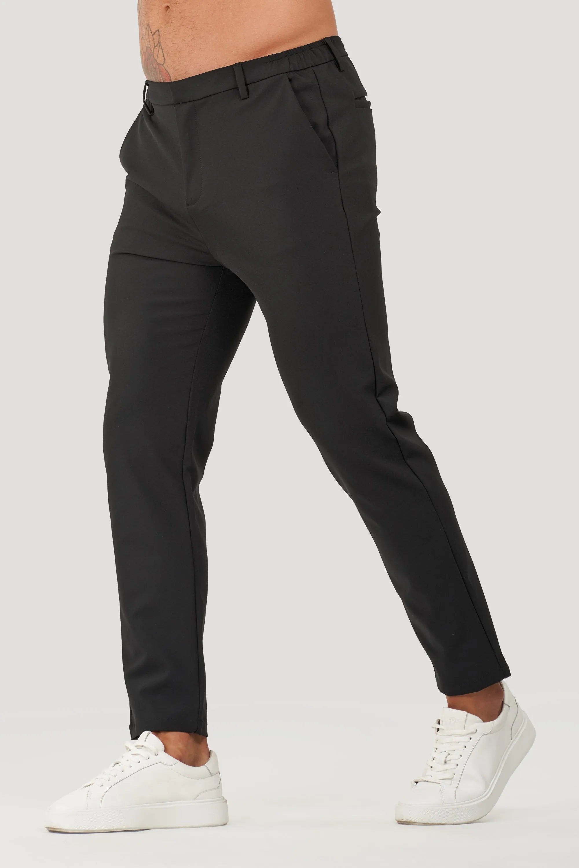 Heren Tailoring Broek Tech Forth Zwart