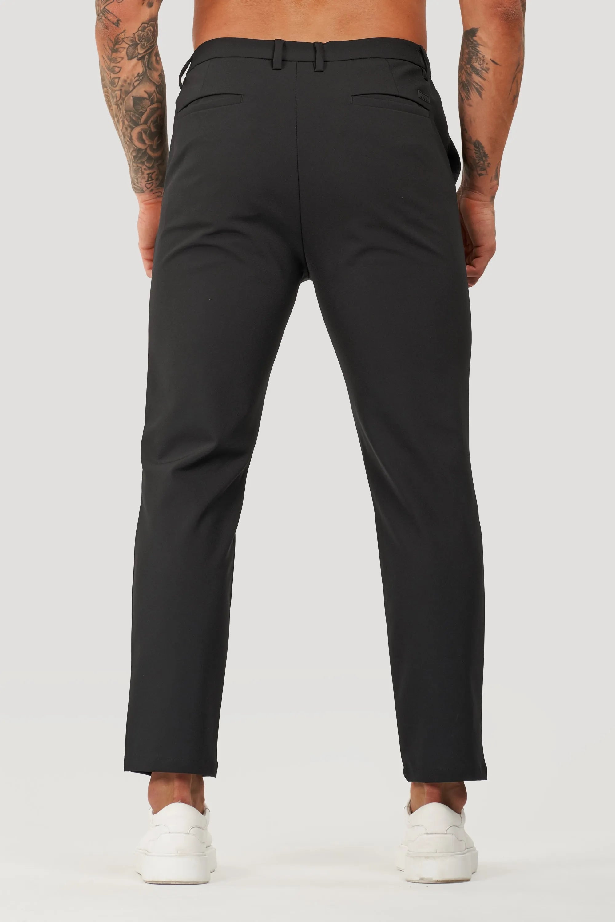 Heren Tailoring Broek Tech Forth Zwart