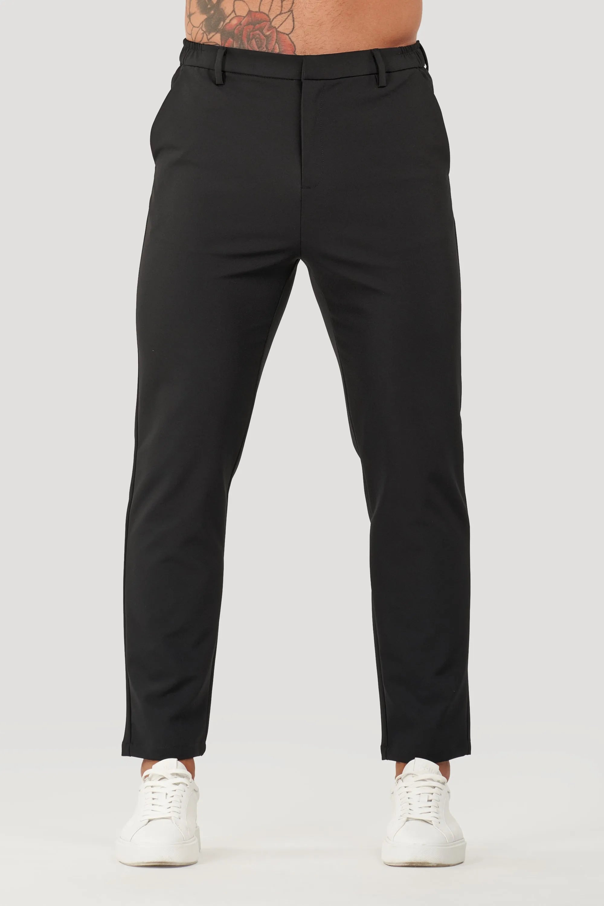 Heren Tailoring Broek Tech Forth Zwart