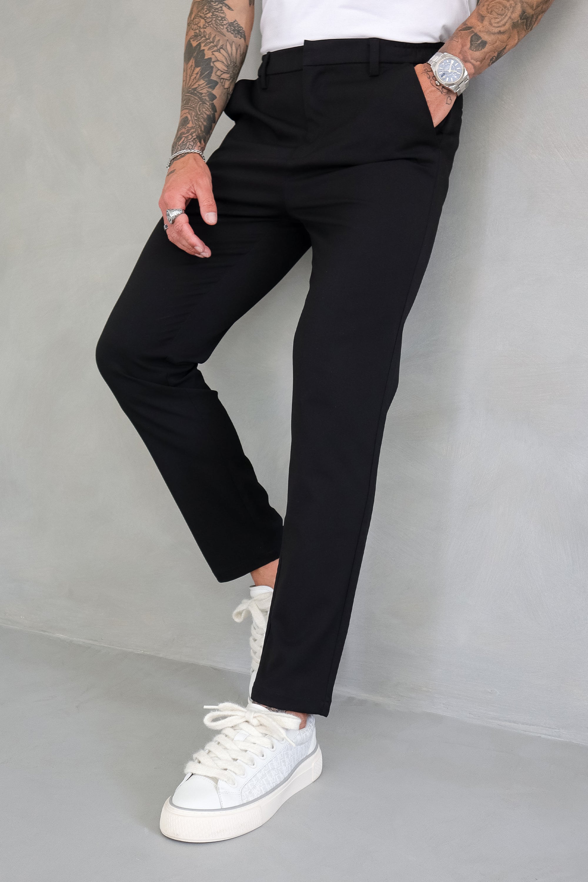 Santis Forth Heren Broek Zwart