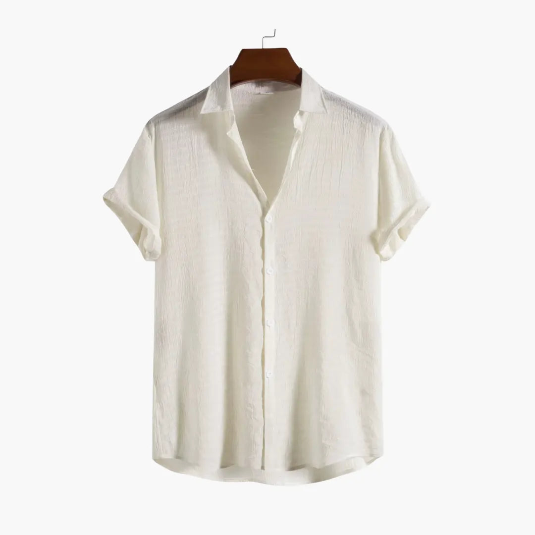 Forth Marbel Men's Short Sleeve Shirt