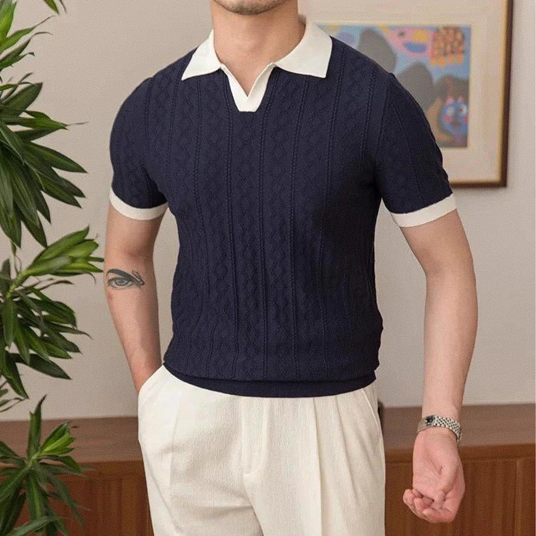 Forth Madrid Men's Knitted Polo Shirt