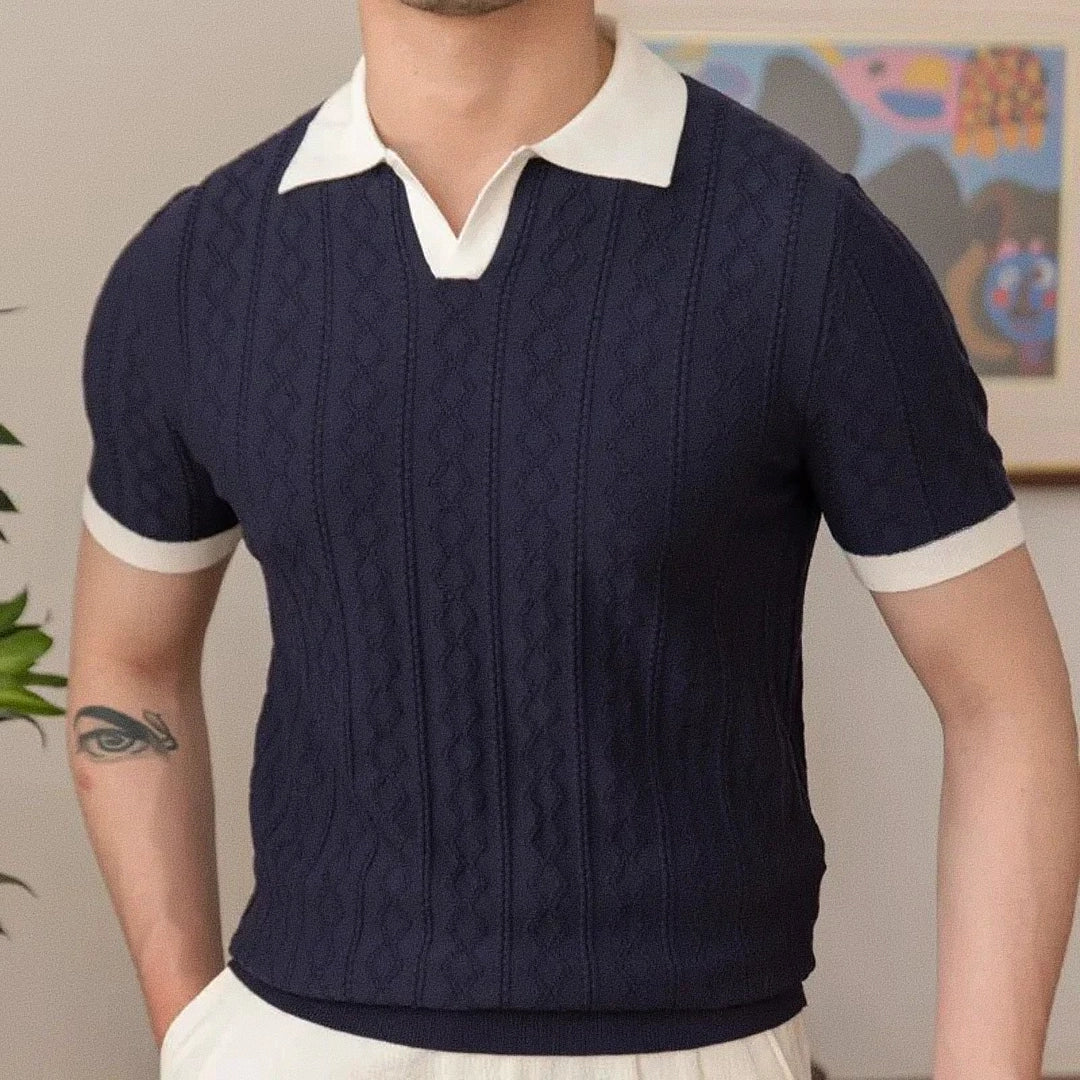 Forth Madrid Men's Knitted Polo Shirt