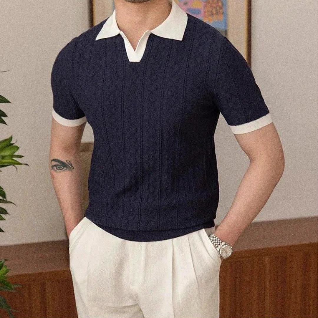Forth Madrid Men's Knitted Polo Shirt