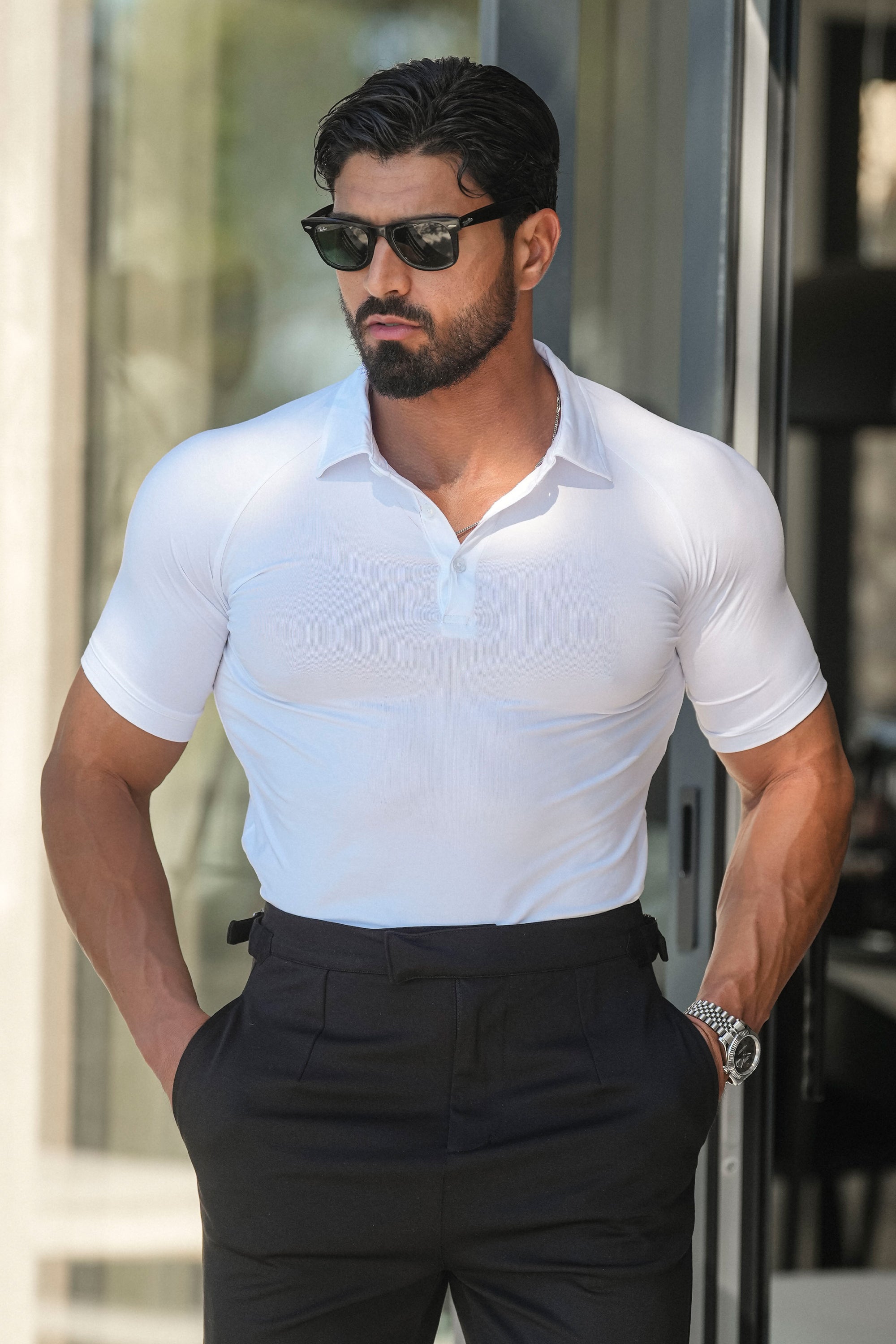 Forth Amalfi Men's White Polo Shirt
