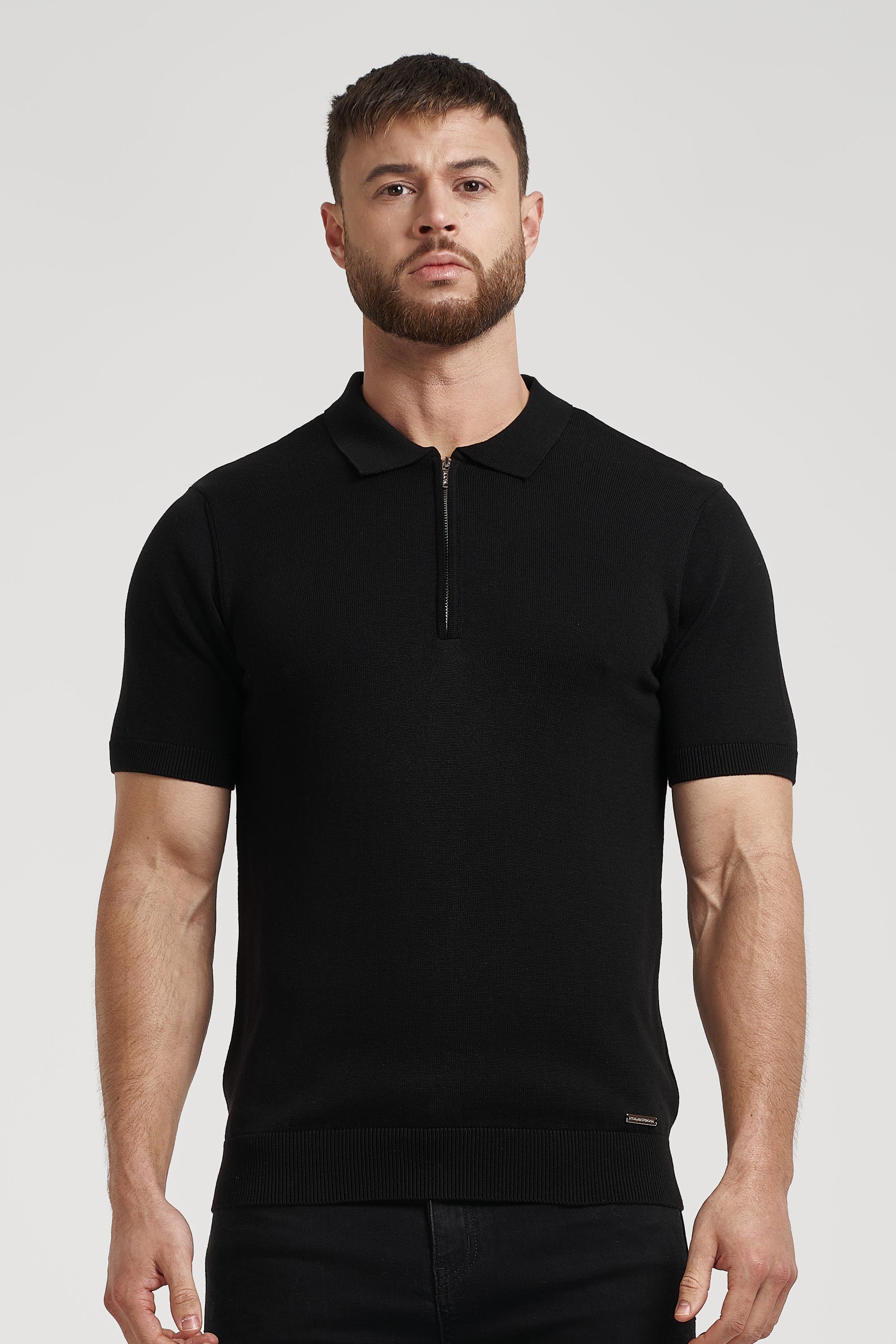 Forth Men's Black Polo Shirt