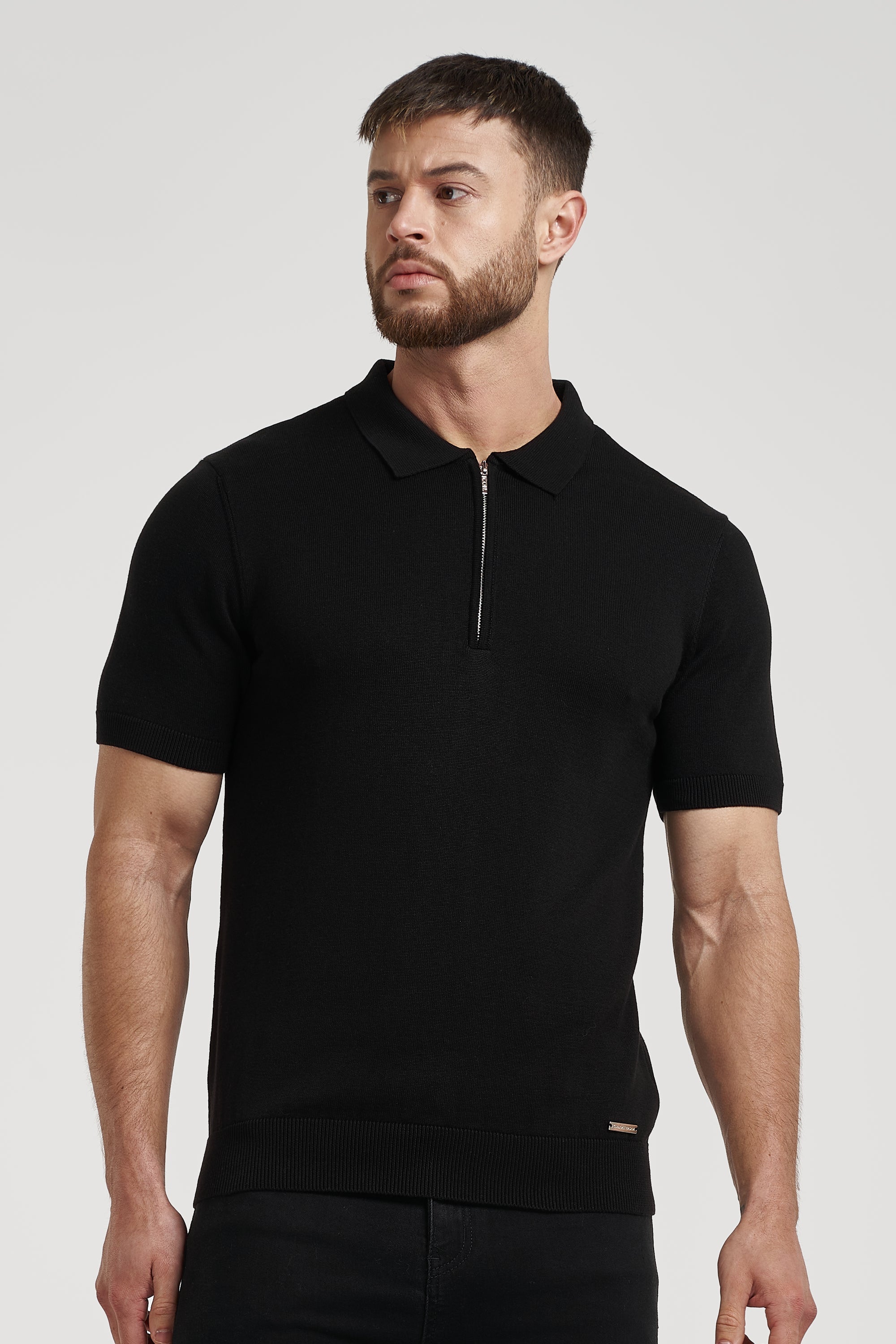Forth Men's Black Polo Shirt