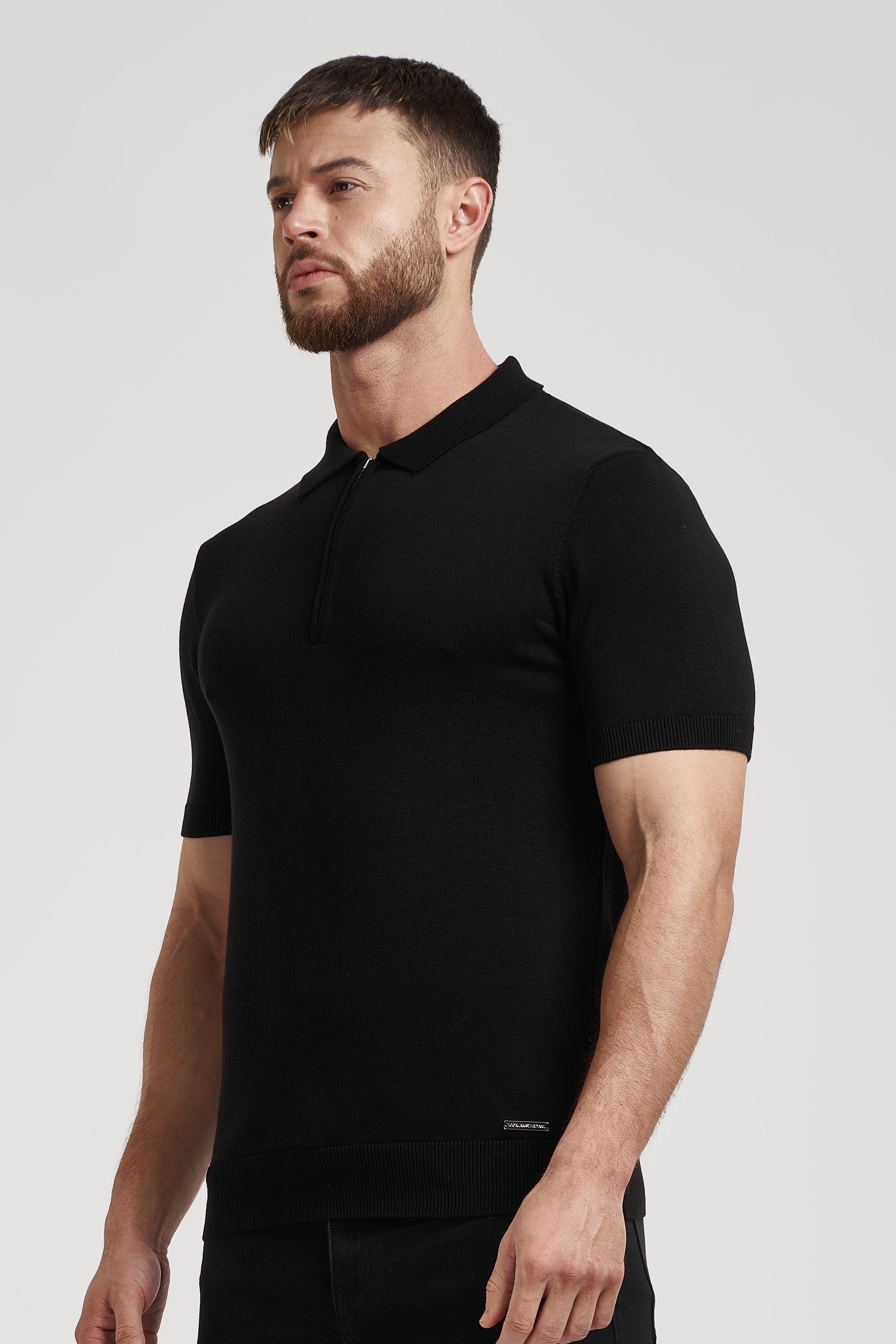 Forth Men's Black Polo Shirt