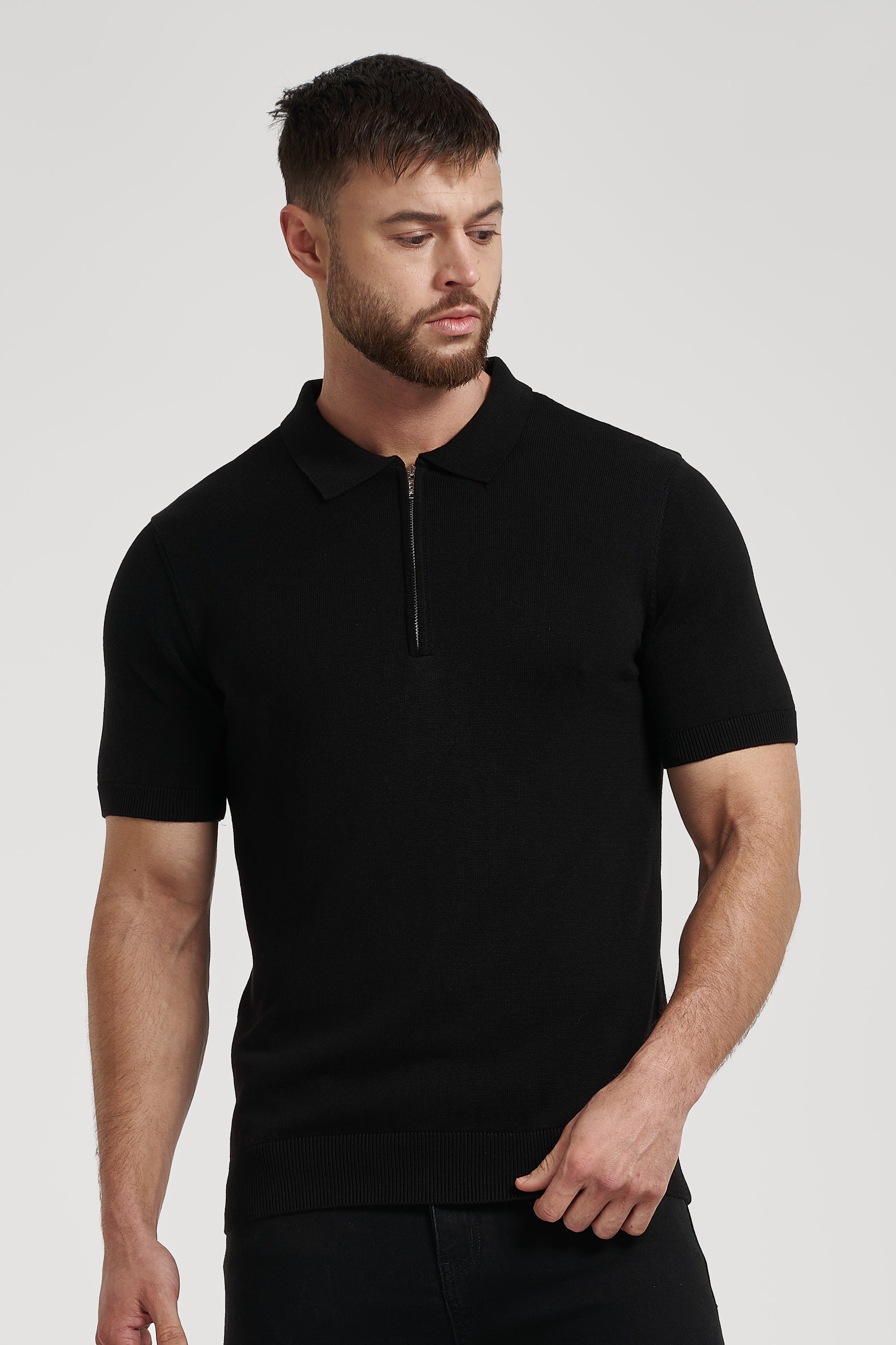 Forth Men's Black Polo Shirt
