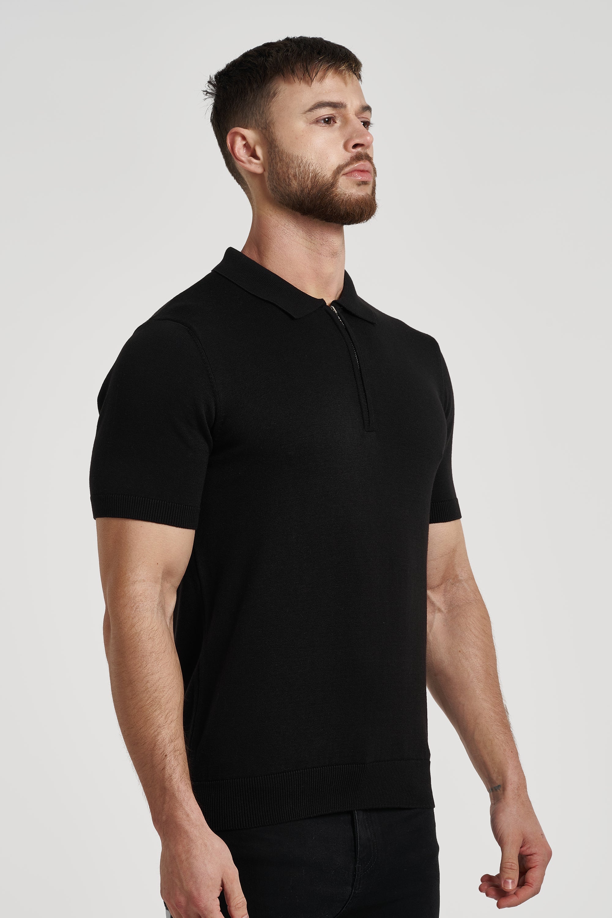 Forth Men's Black Polo Shirt