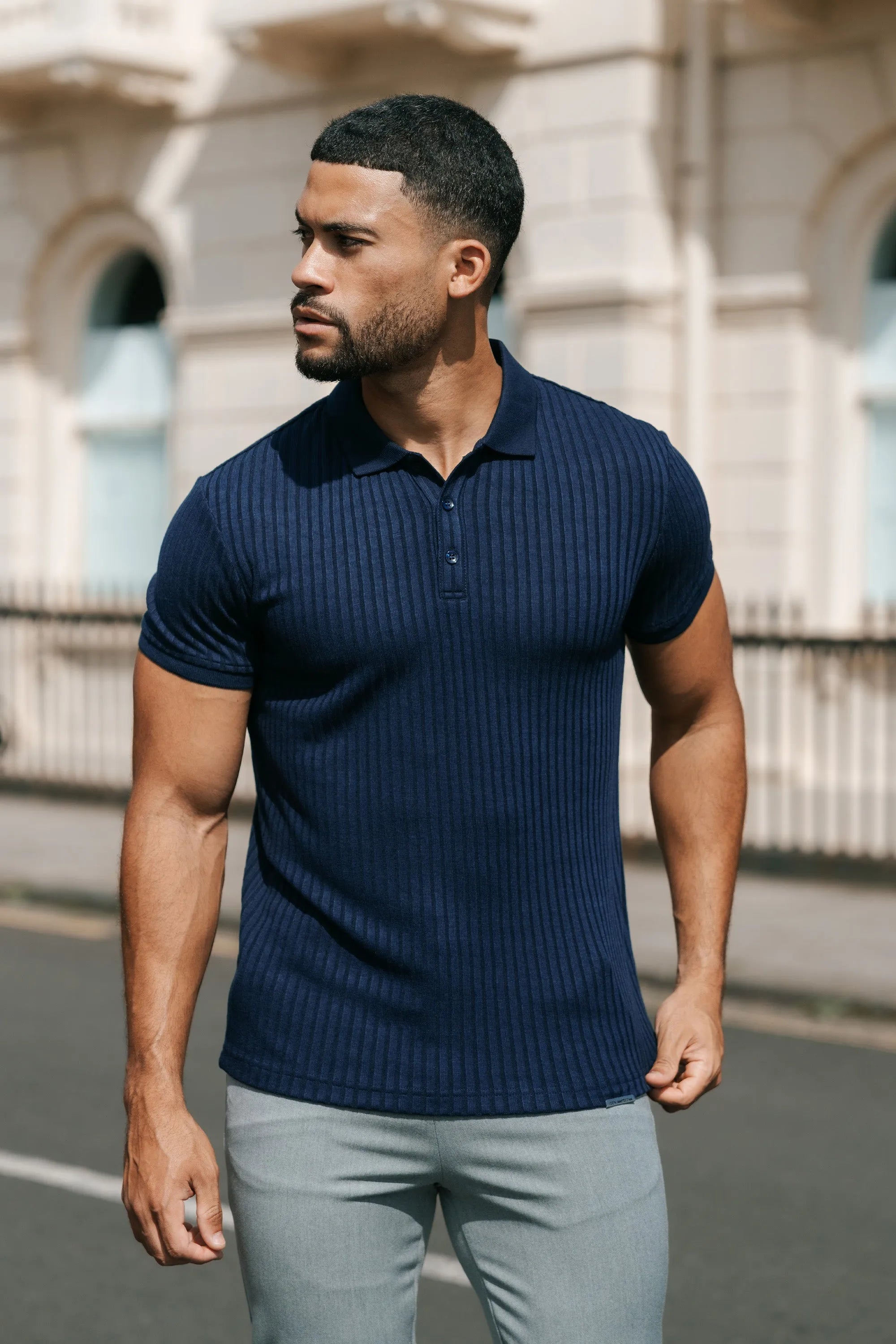Milano Forth Men's Polo Shirt Navy Blue