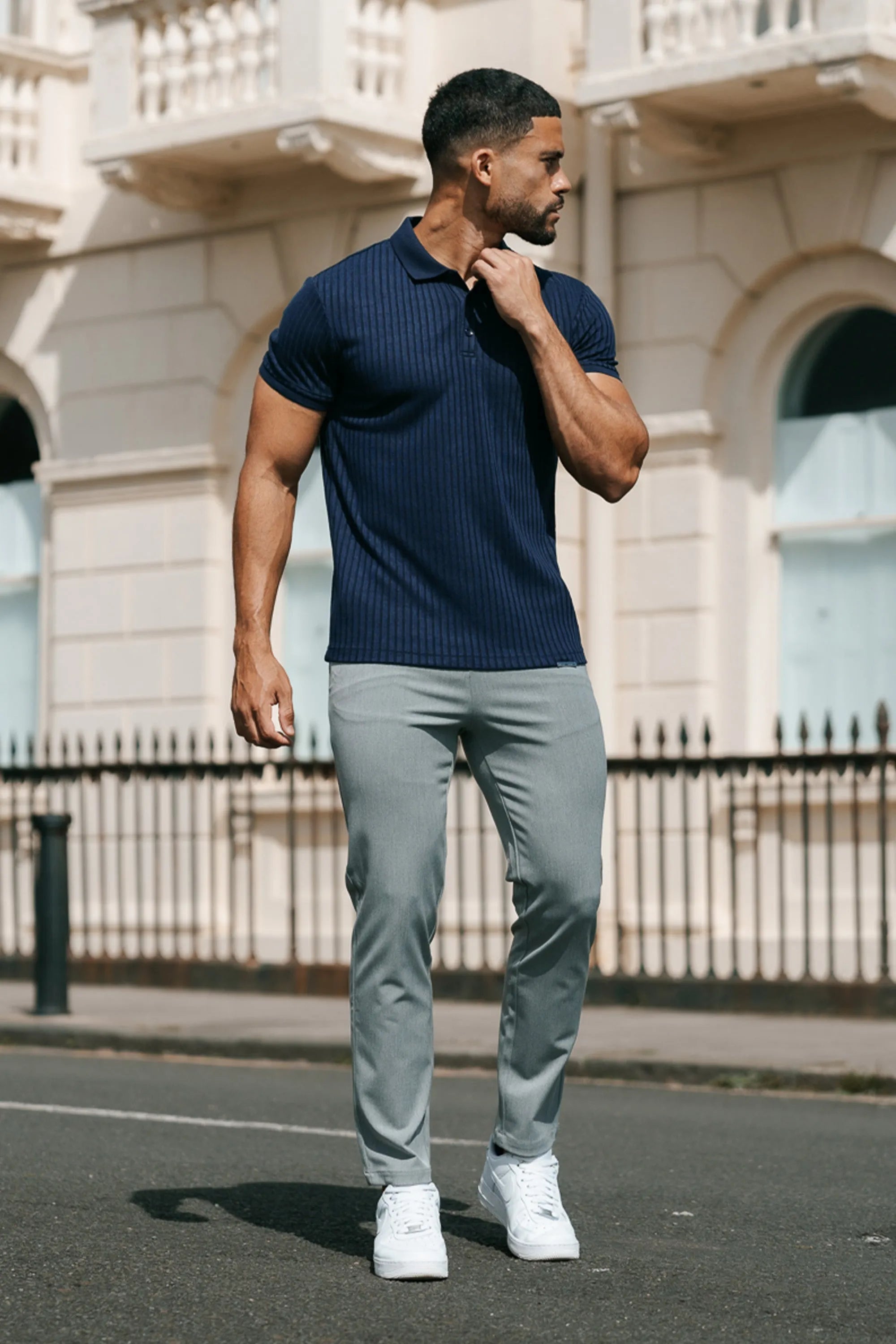 Milano Forth Men's Polo Shirt Navy Blue