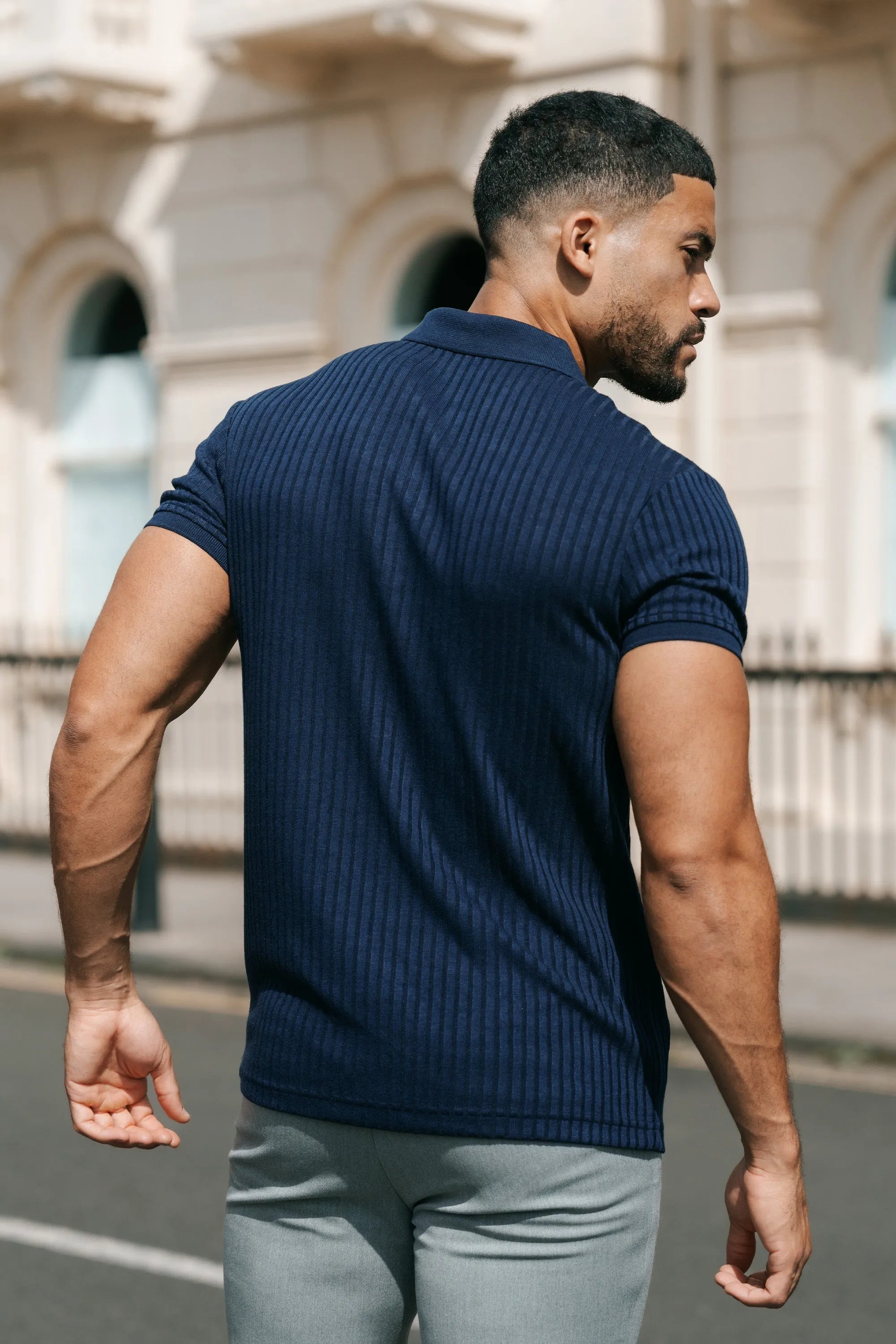 Milano Forth Men's Polo Shirt Navy Blue