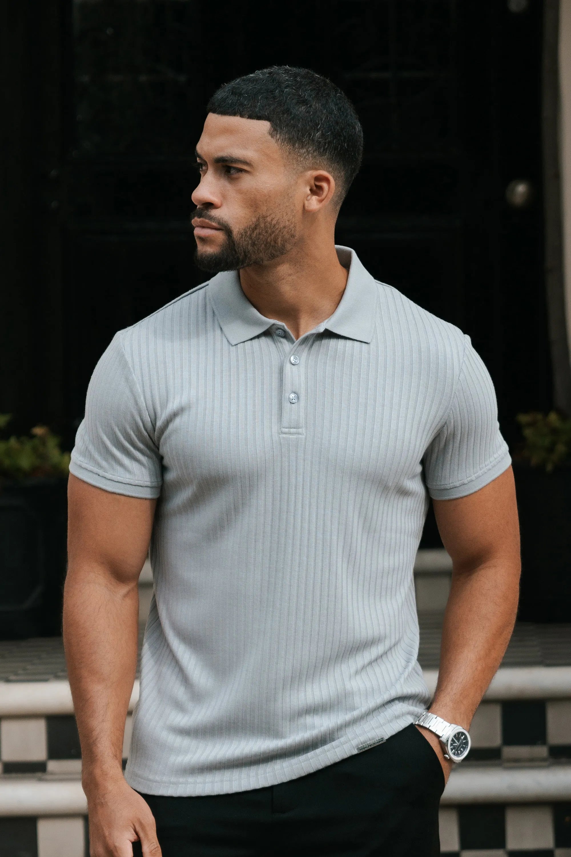 Men's Polo Shirt Milano Forth Grey