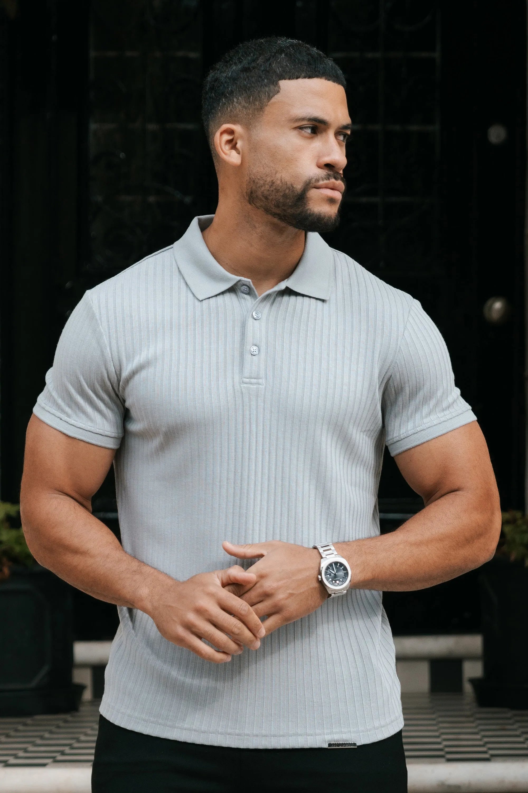 Men's Polo Shirt Milano Forth Grey