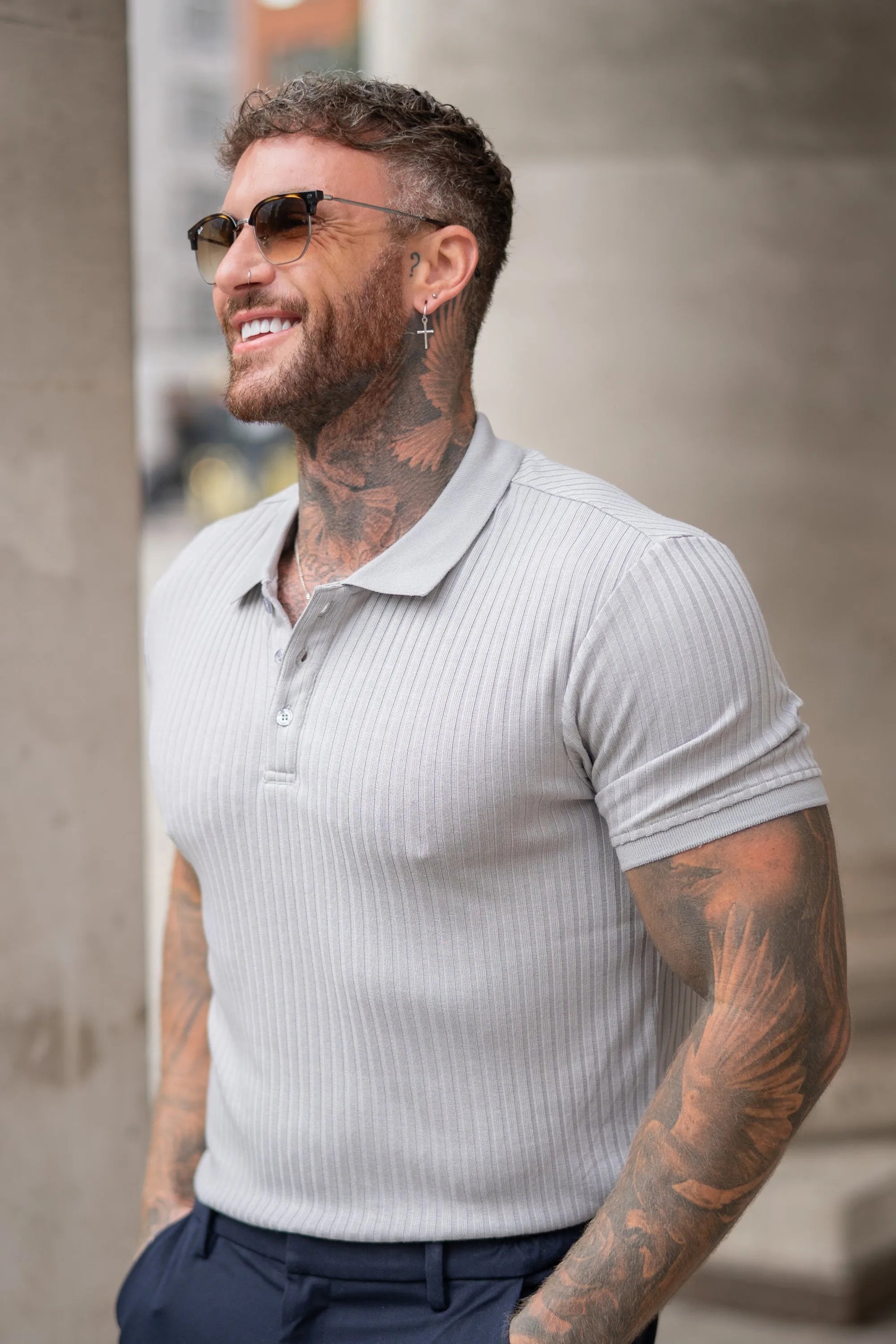 Men's Polo Shirt Milano Forth Grey