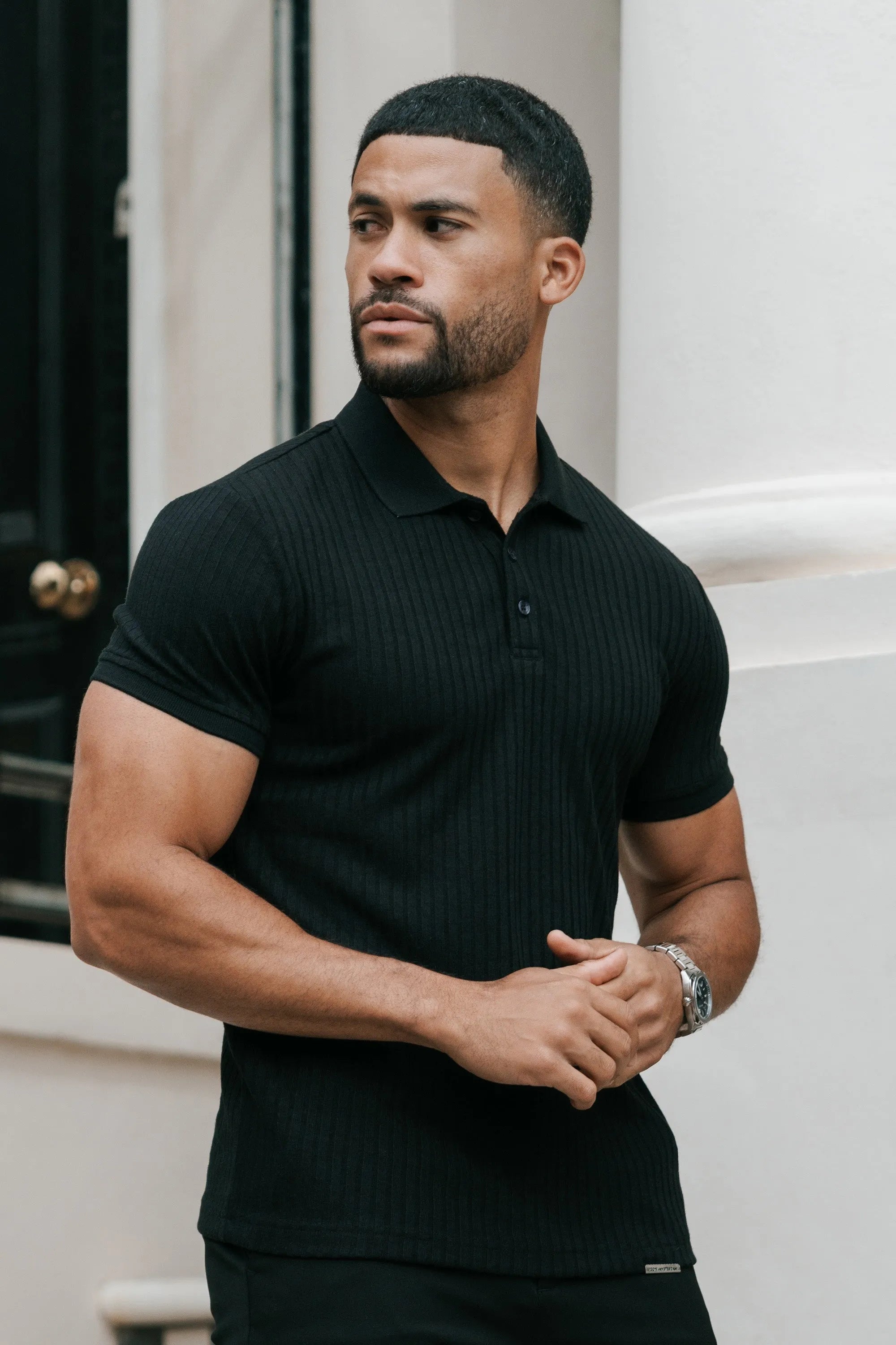 Milano Forth Men's Polo Shirt Black