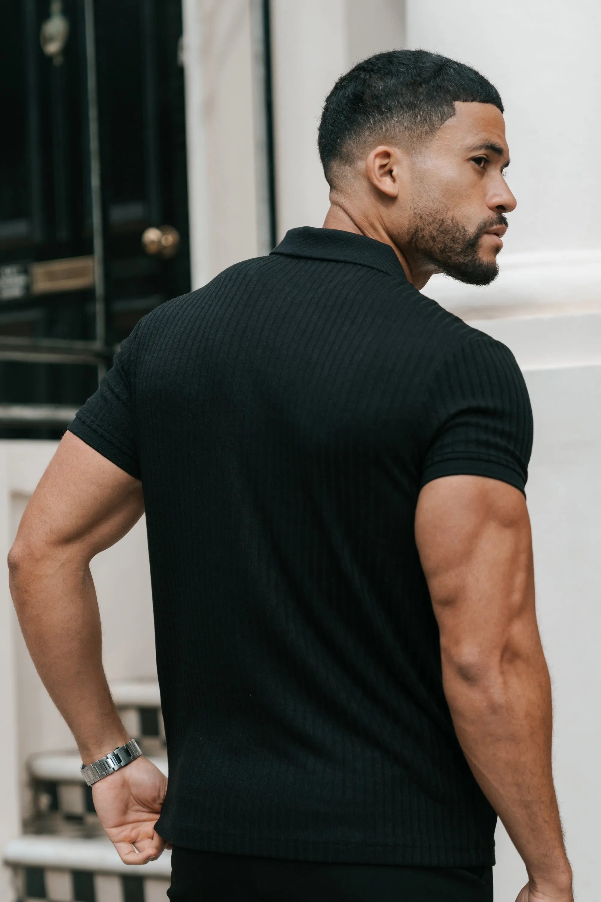Milano Forth Men's Polo Shirt Black