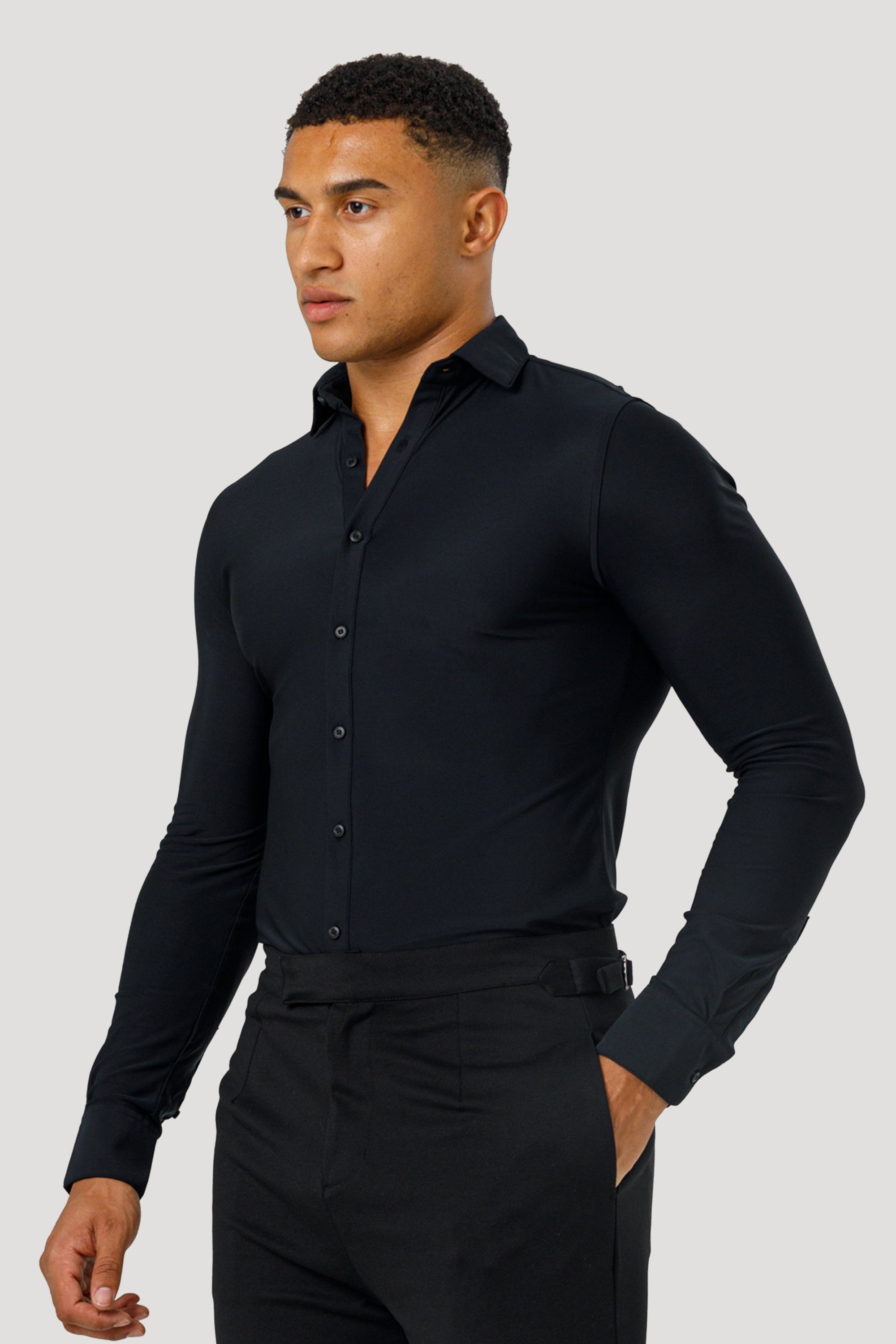 Forth Men’s Dress Shirt – Black