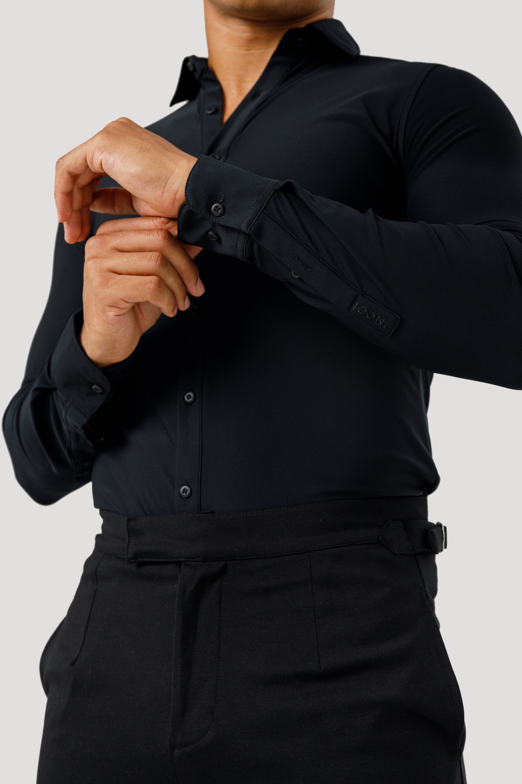 Forth Men’s Dress Shirt – Black