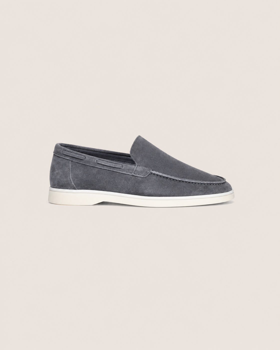Moreno Suede Loafer Dark Gray — view 1