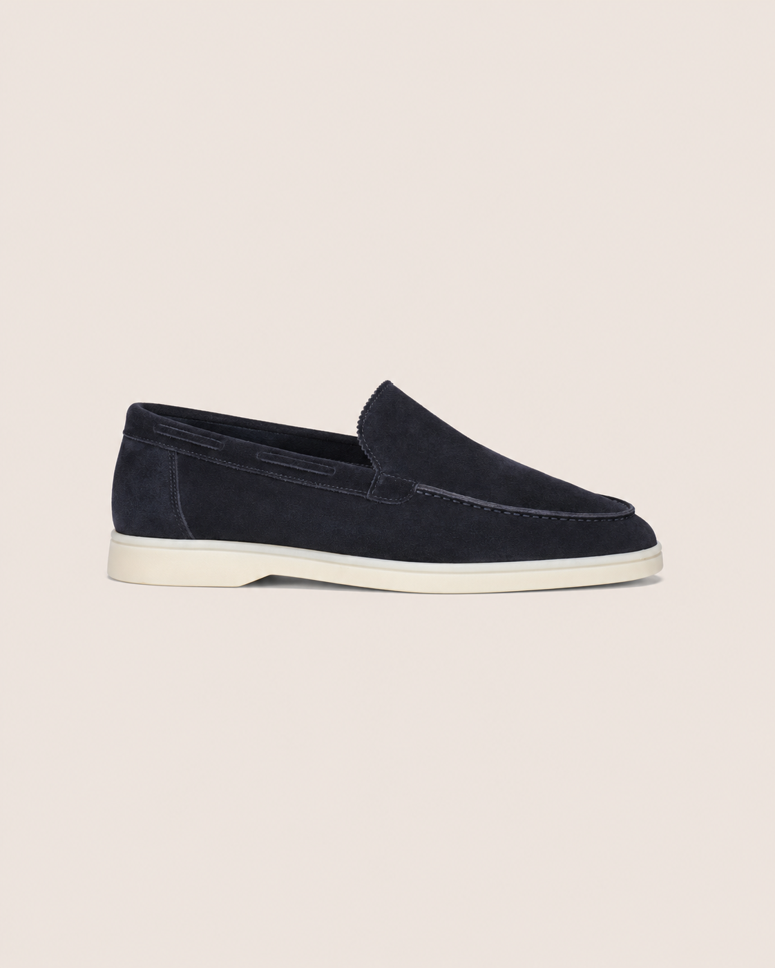 Moreno Suede Loafer Navy — view 1