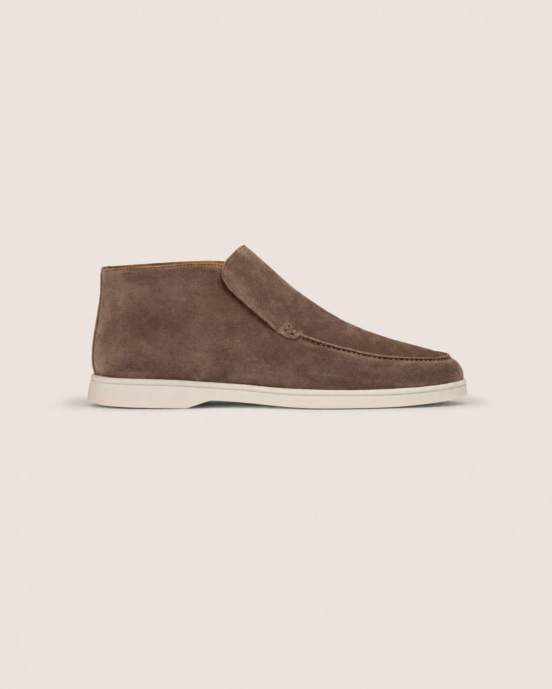 Moreno Suede Milano Loafer Taupe — view 1