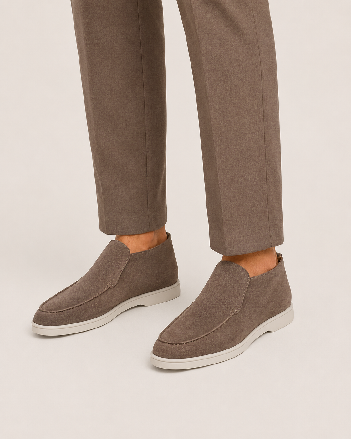 Moreno Suede City Loafer Taupe