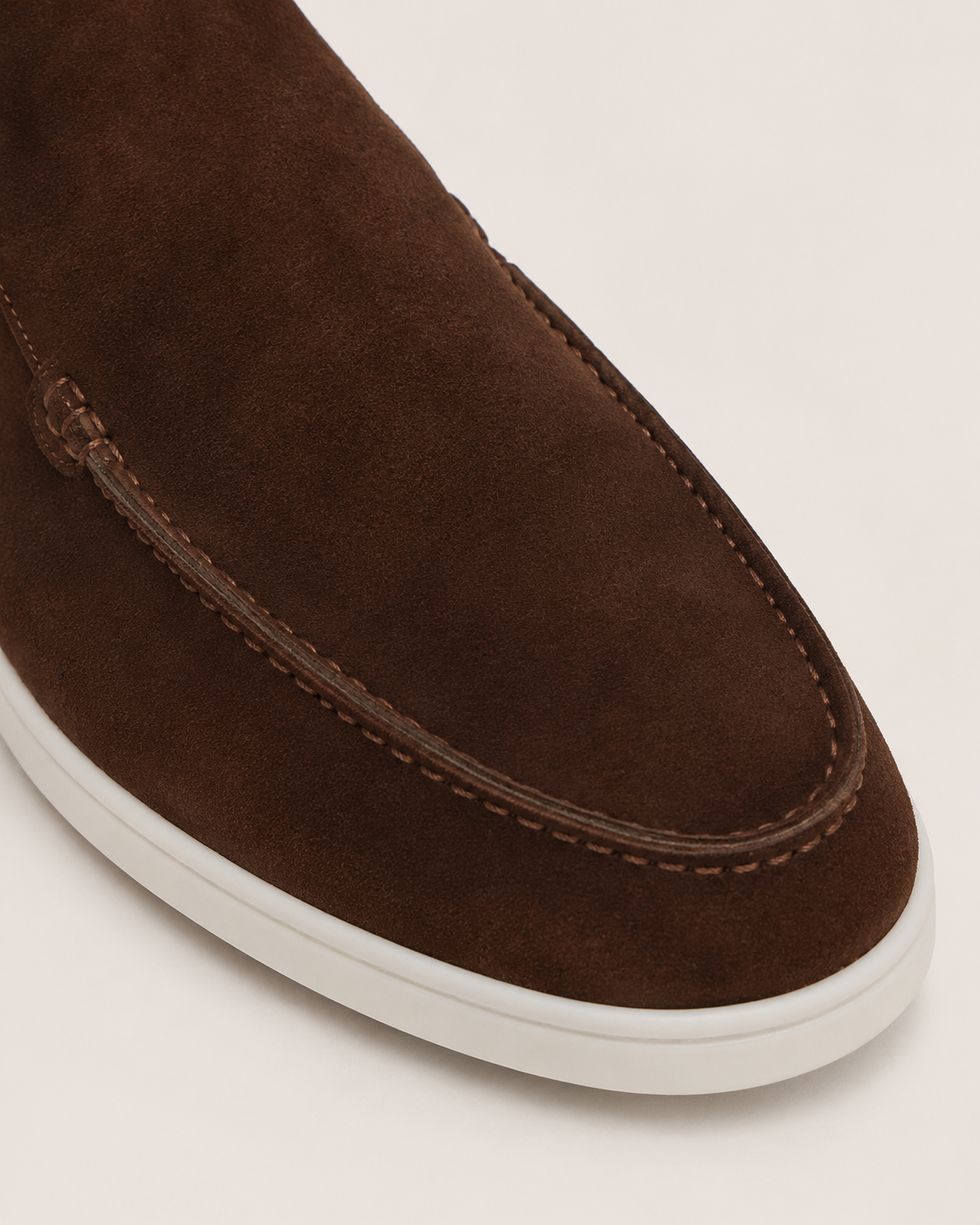 Moreno Suede City Loafer Dark Brown