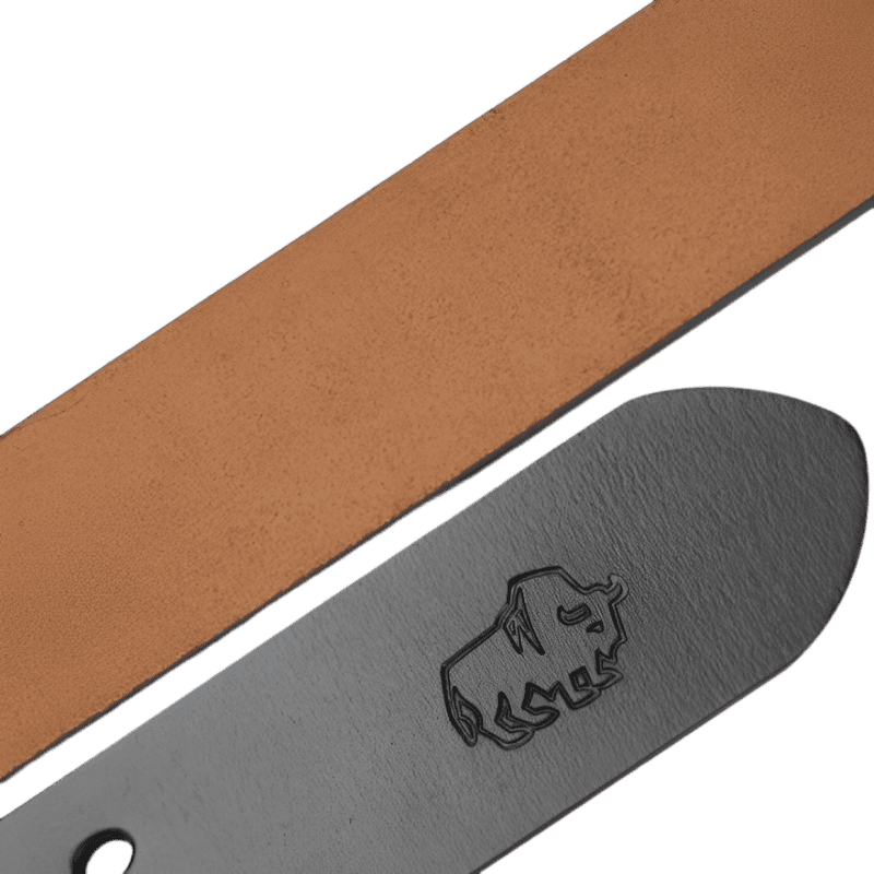 Forth Bison Denim Heren Leren Riem