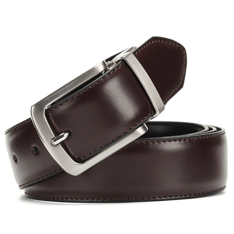 Forth Nation Men's Leather Dress Belt