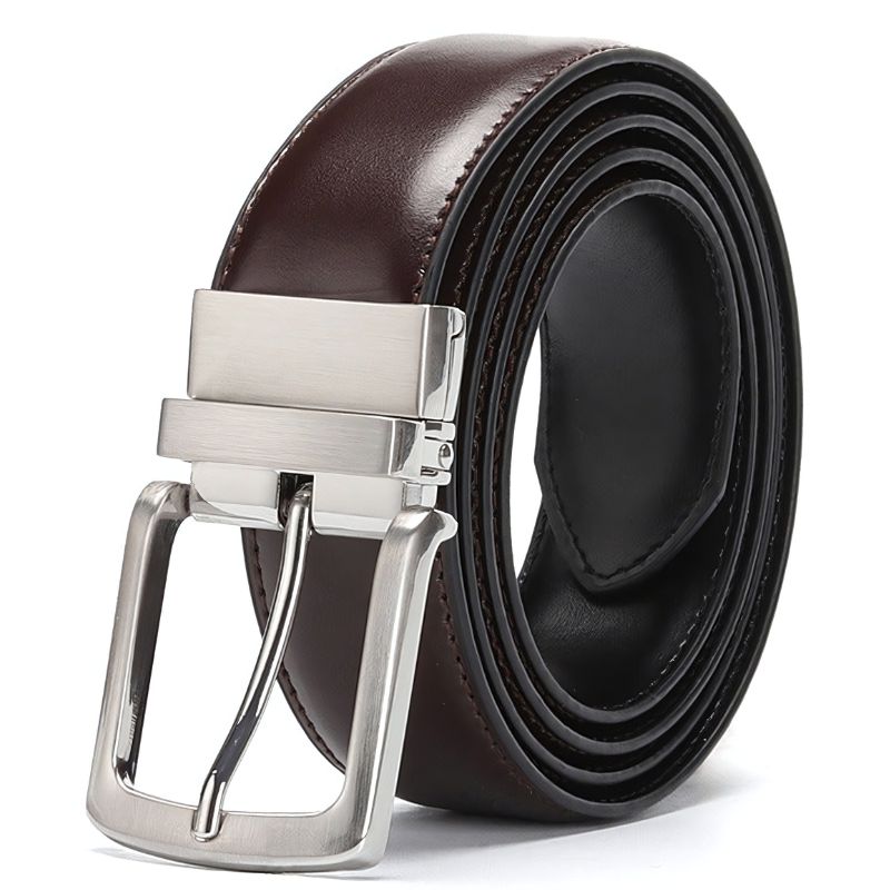 Forth Nation Men's Leather Dress Belt