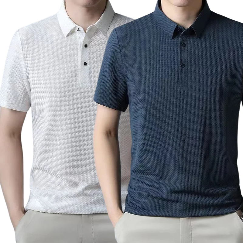 [BUY 1, GET 2] – Ultra Fresh Silk Ice Polo Shirt + FREE Watch