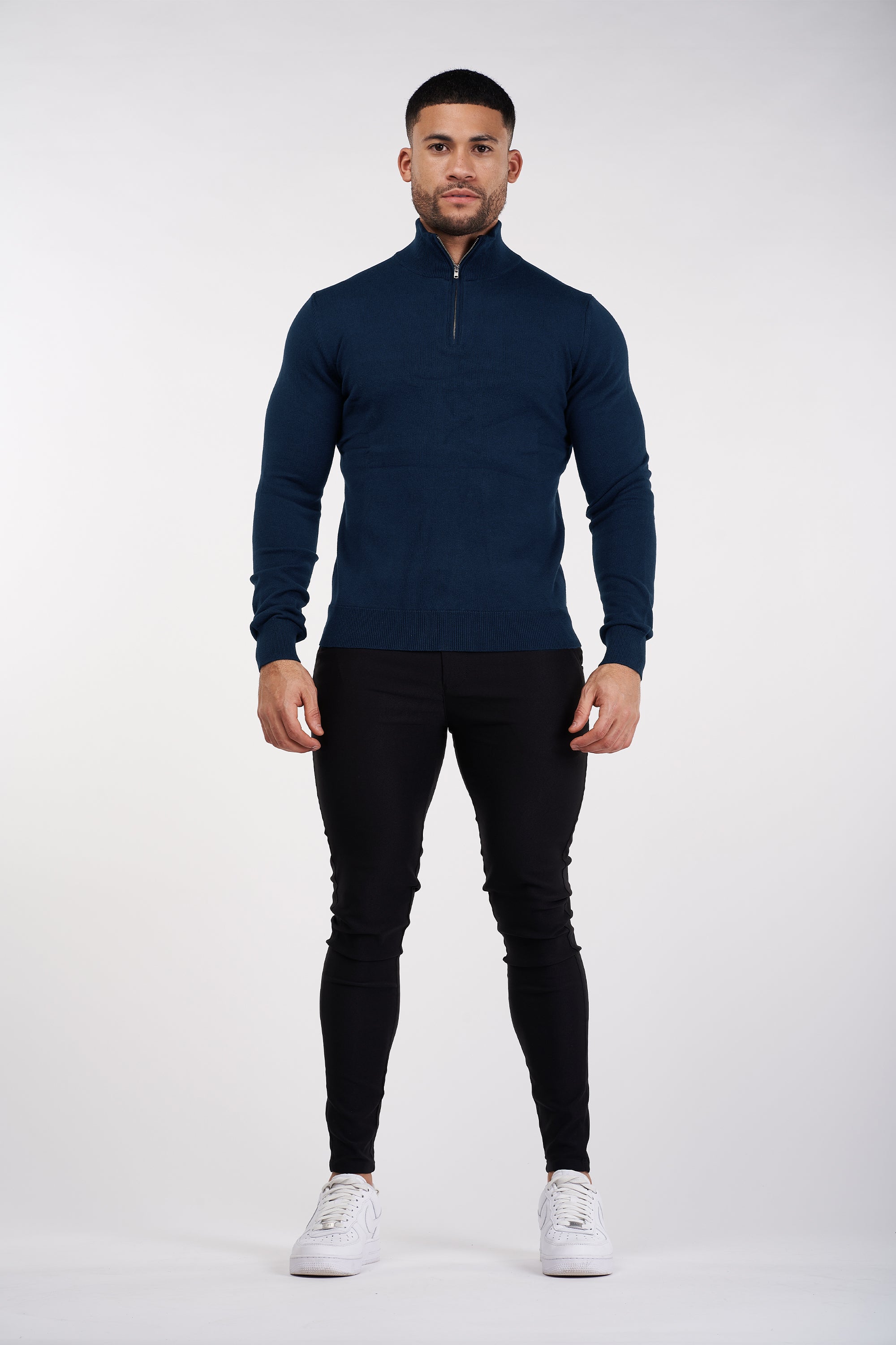 Forth hoge hals merino gebreide trui