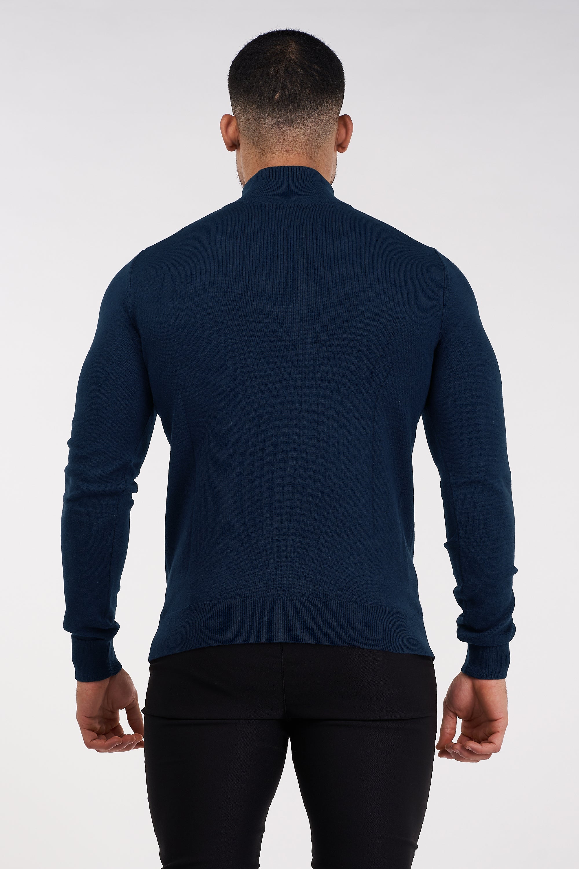 Forth hoge hals merino gebreide trui