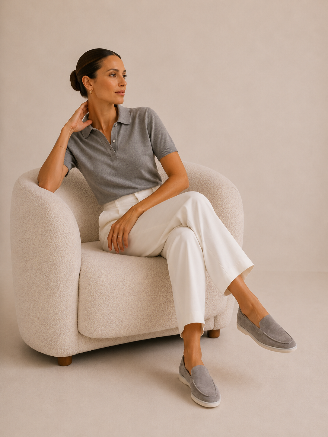 Lady Grey Yacht Loafer