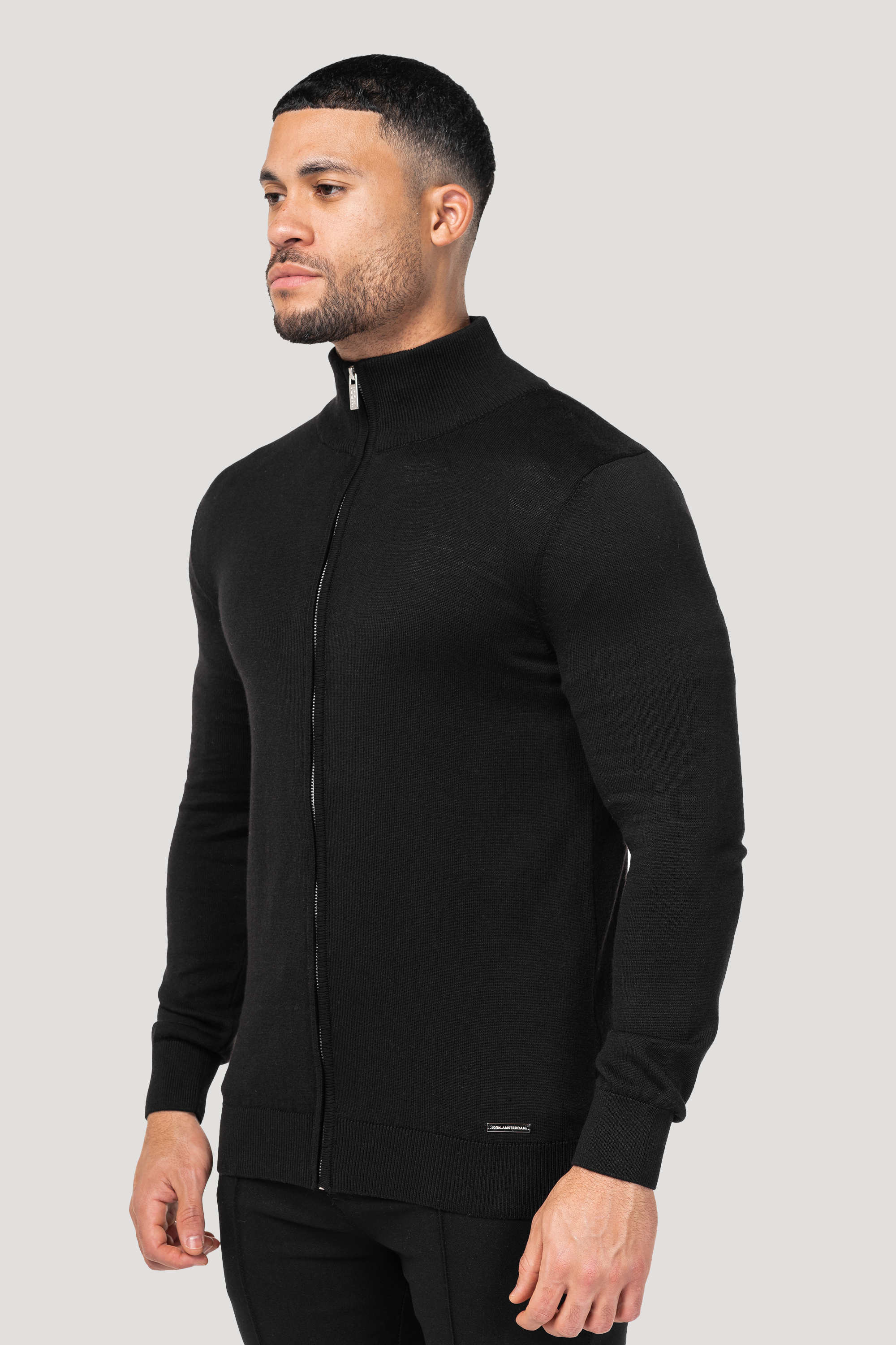 Positano Forth Heren Casual Jas Zwart