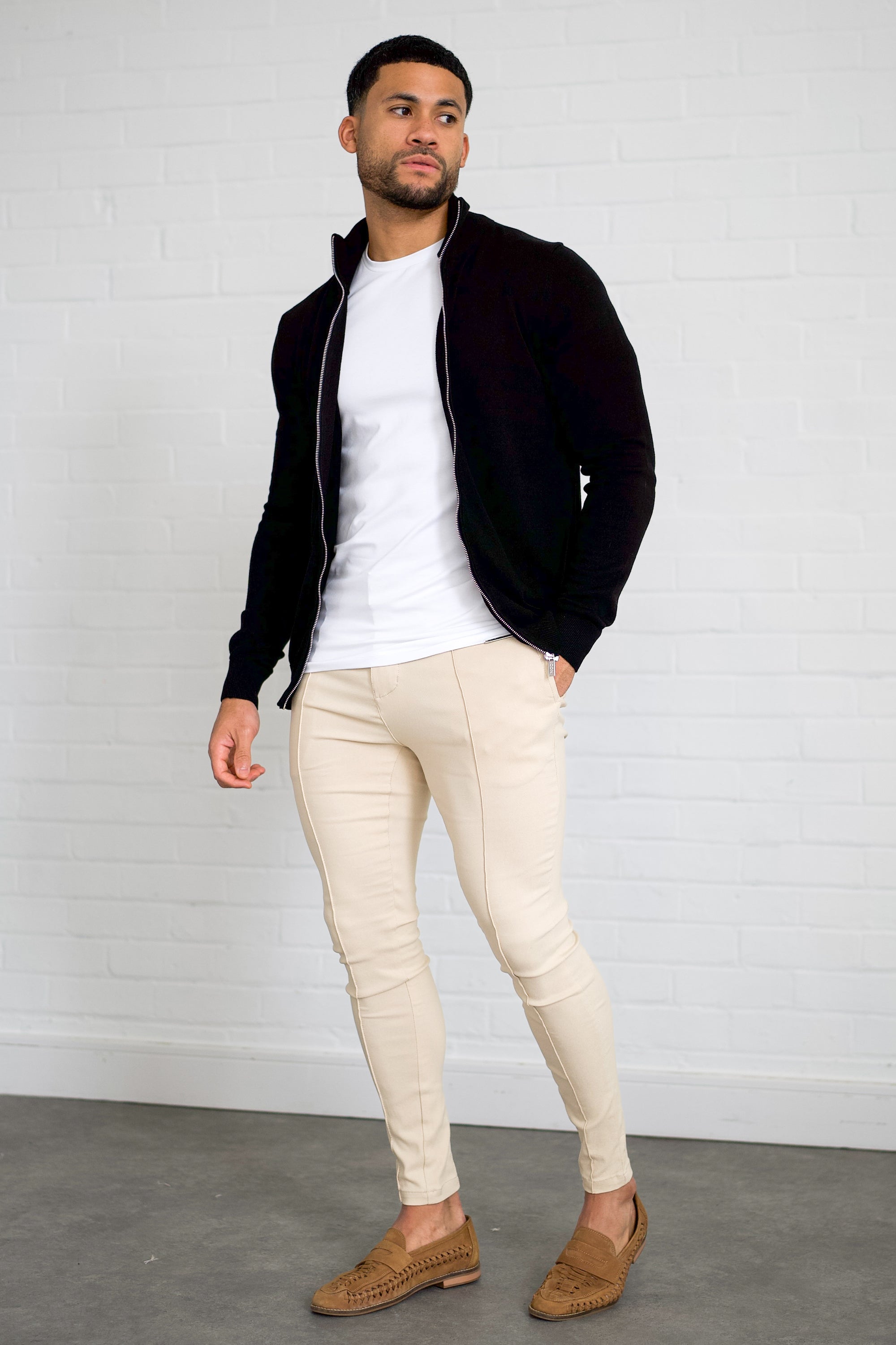 Positano Forth Heren Casual Jas Zwart