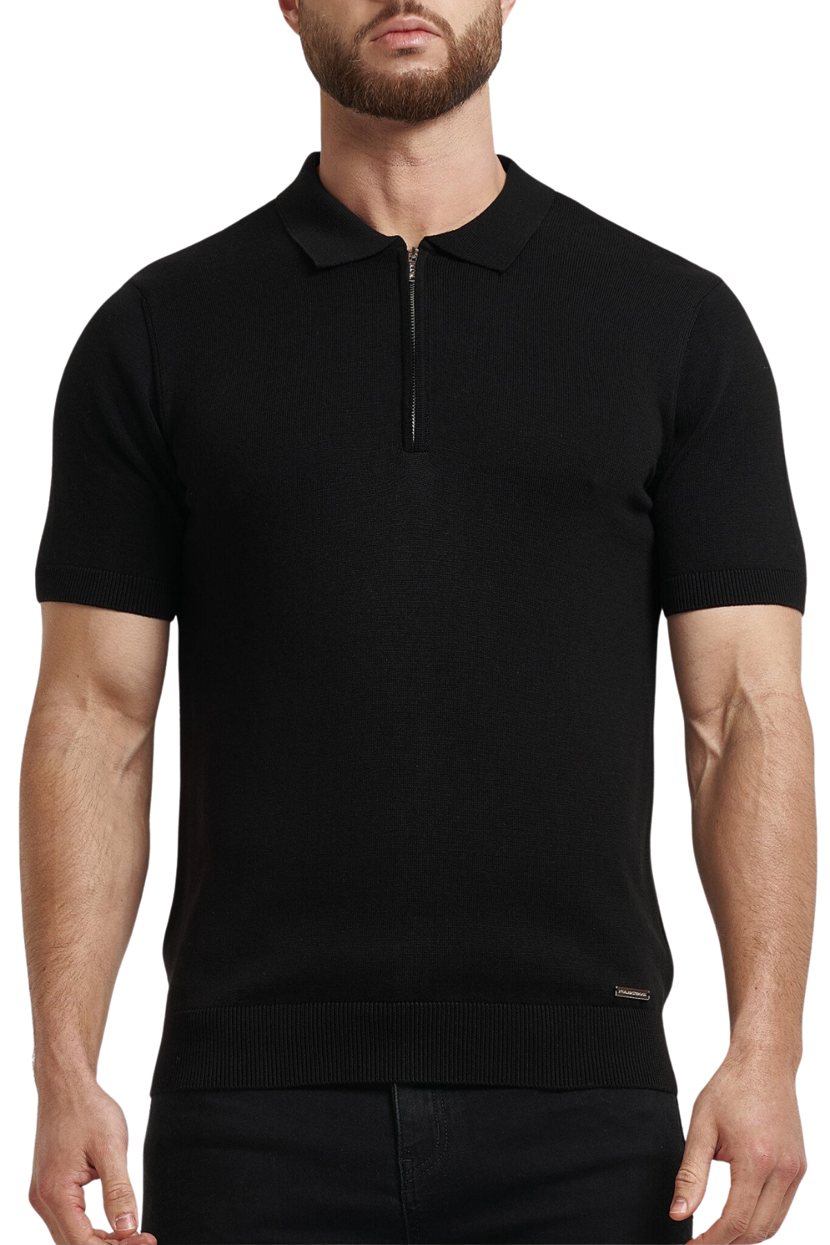 Pima Forth Zip Polo Shirt