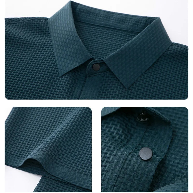 [BUY 1, GET 2] – Ultra Fresh Silk Ice Polo Shirt + FREE Watch