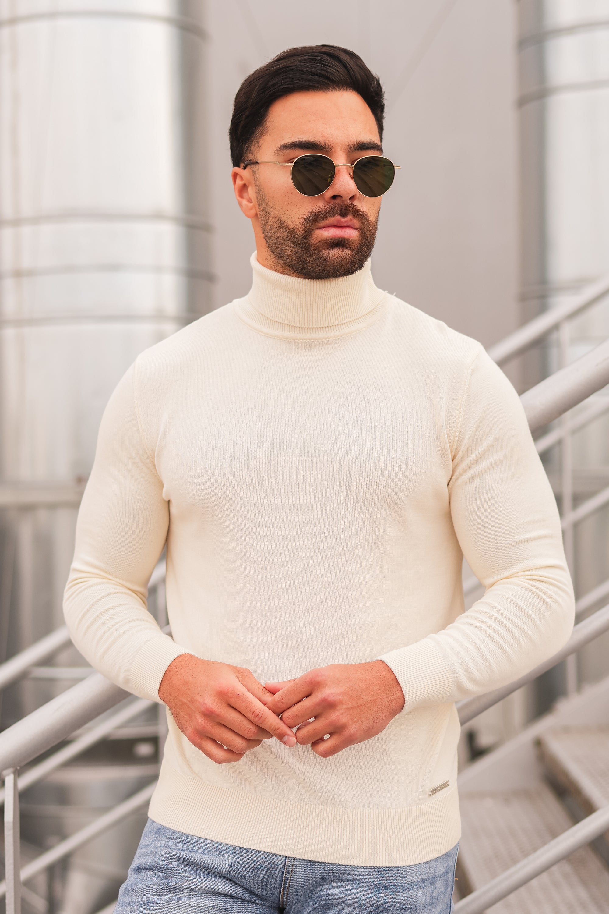 Forth Men's Beige Sweater