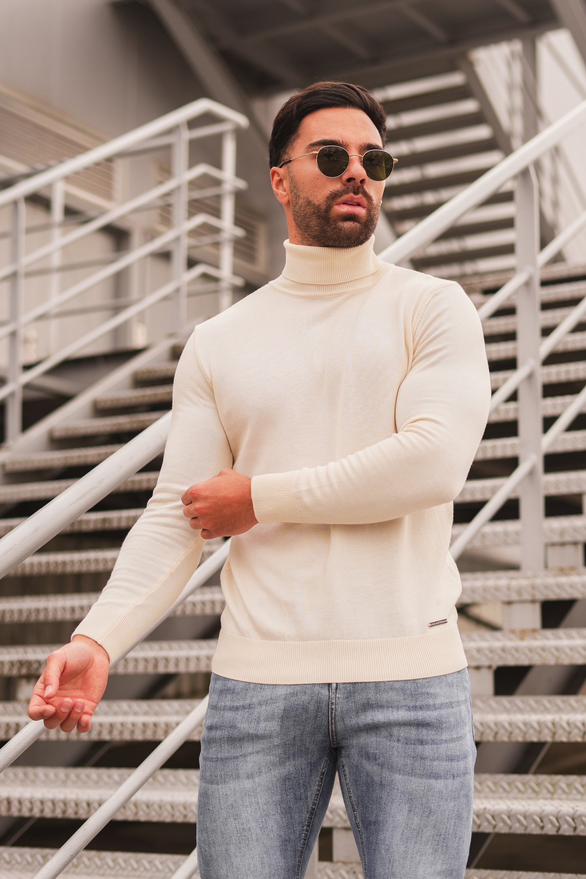 Forth Men's Beige Sweater