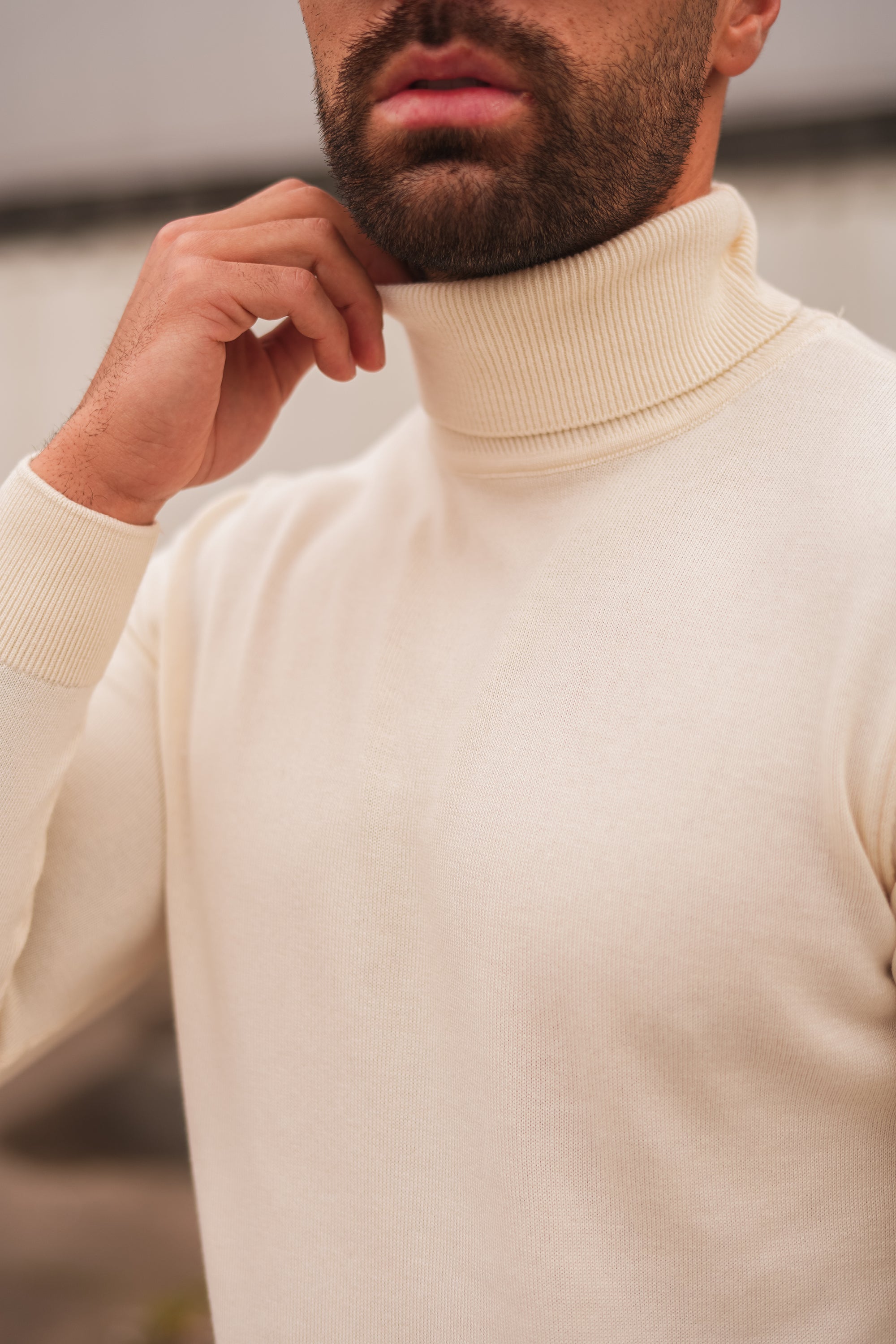 Forth Men's Beige Sweater