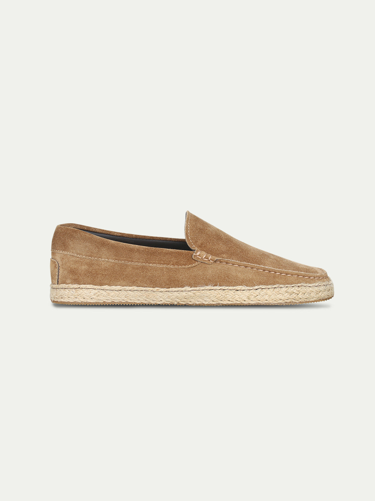Beige Suede Ravello Loafer — view 1