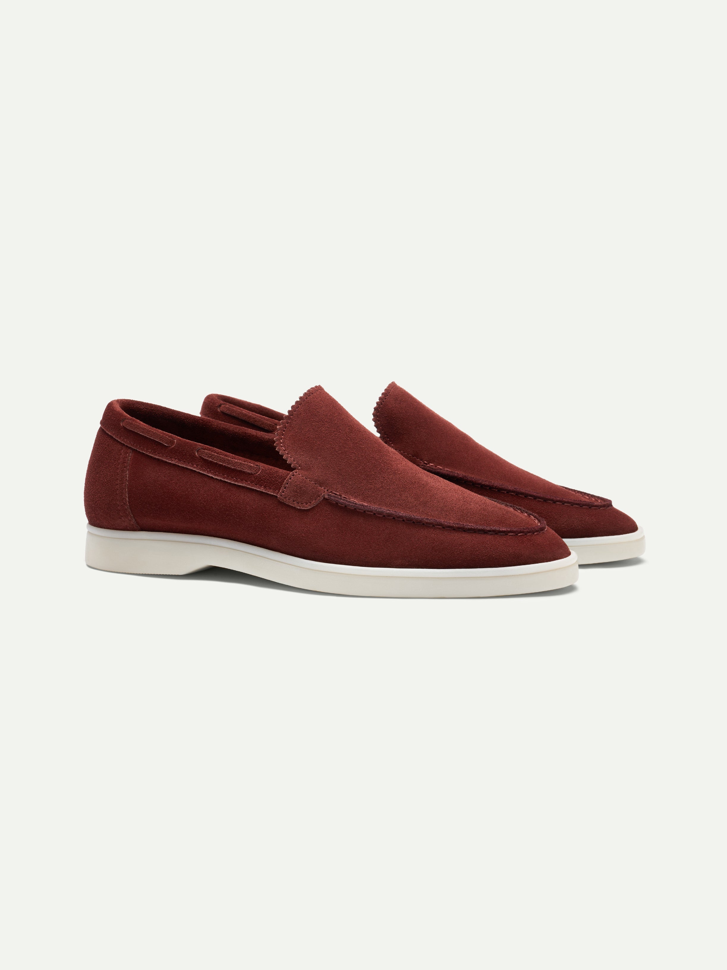 Lady Maroon Amalfi Loafers — view 1