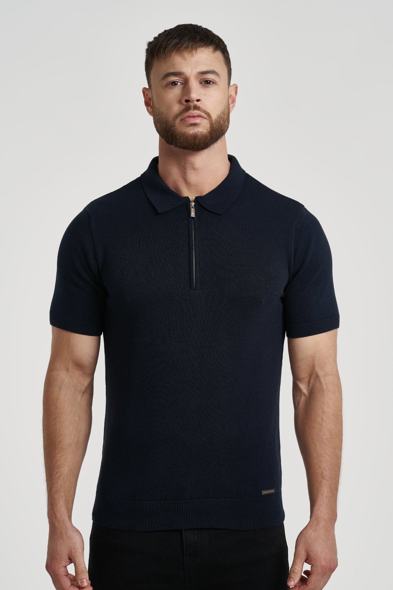 Pima Forth Zip Polo Shirt