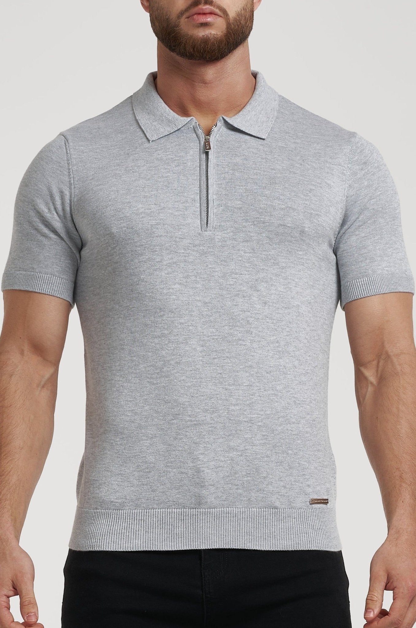 Pima Forth poloshirt met rits