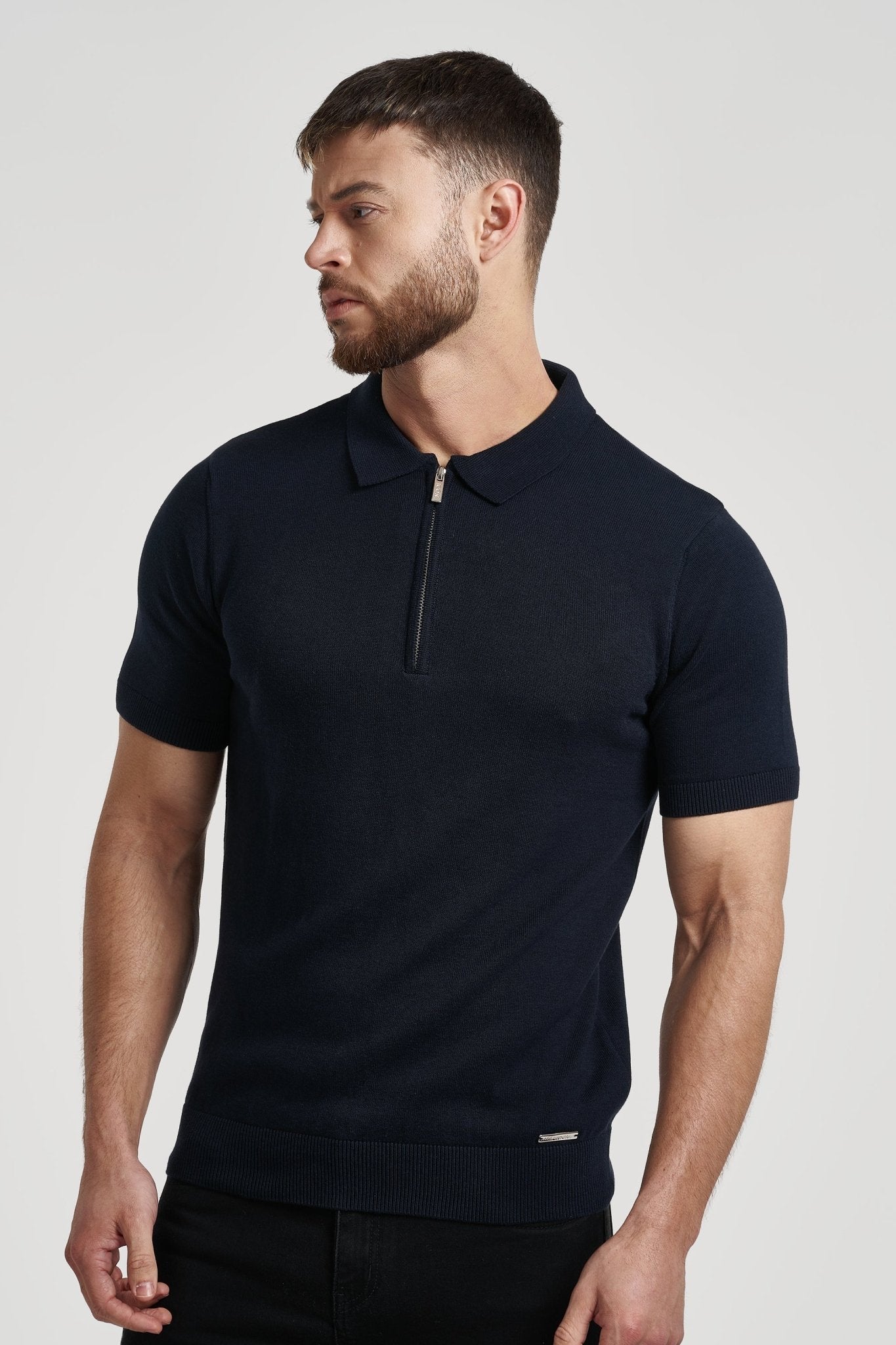 Pima Forth Zip Polo Shirt