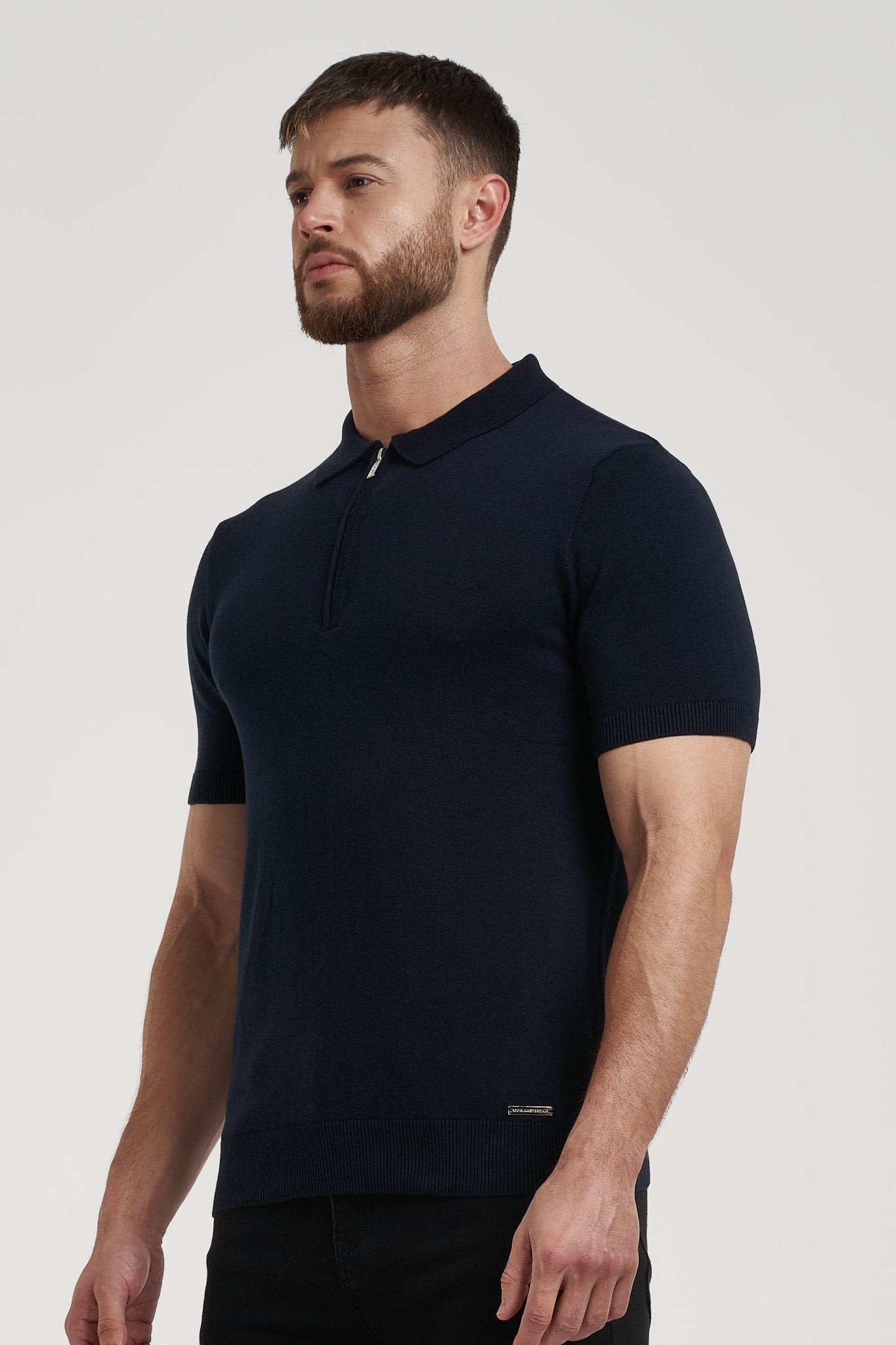 Pima Forth Zip Polo Shirt